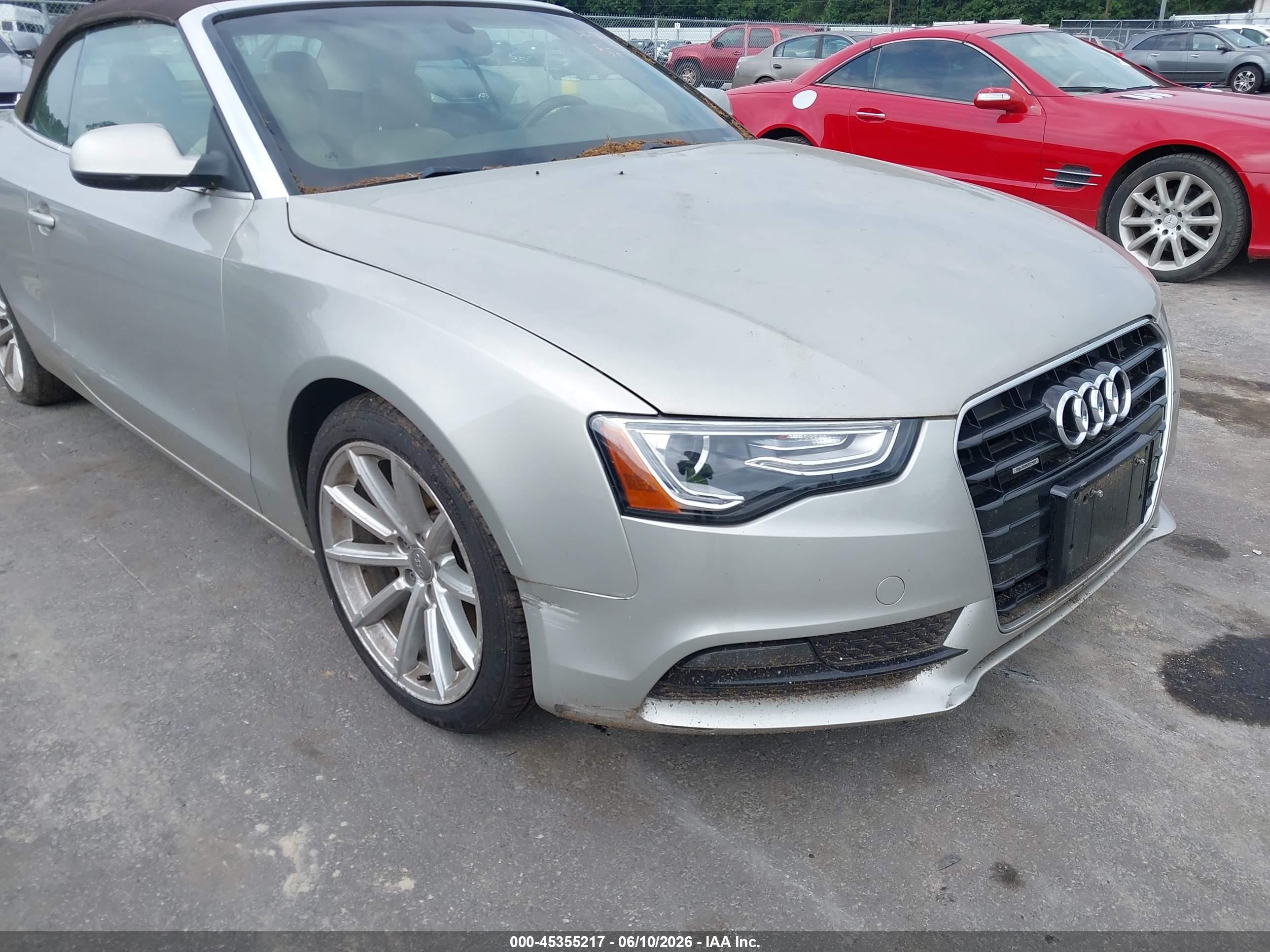 2015 Audi A5 2.0t Premium Silver vin: WAUCFAFH6FN003699