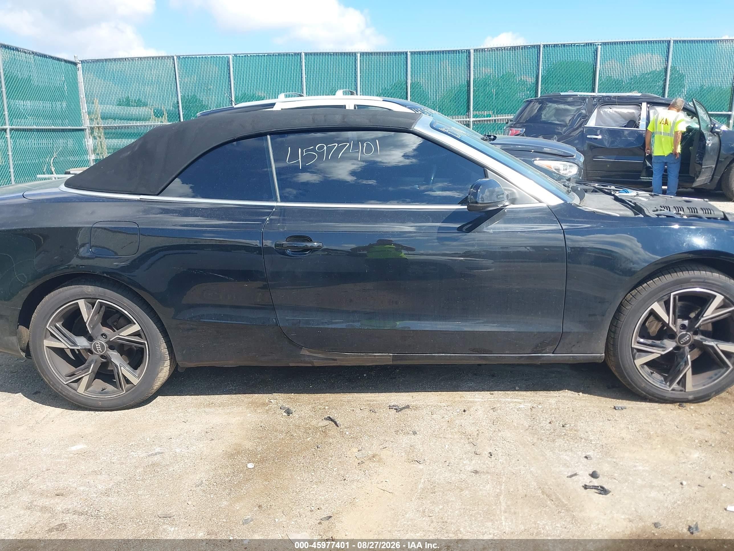 2014 Audi A5 2.0t Premium Black vin: WAUCFAFH7EN004584