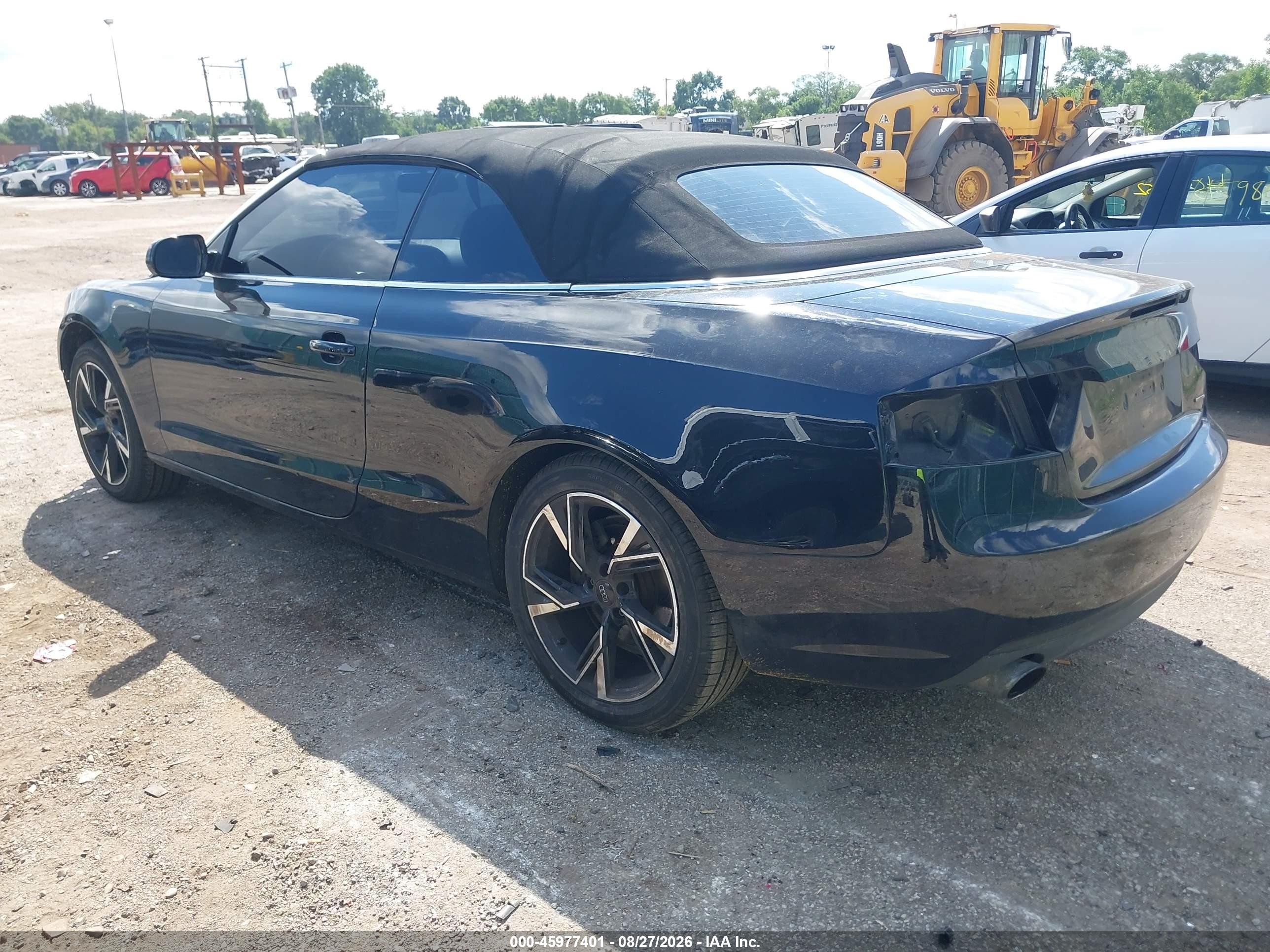 2014 Audi A5 2.0t Premium Black vin: WAUCFAFH7EN004584