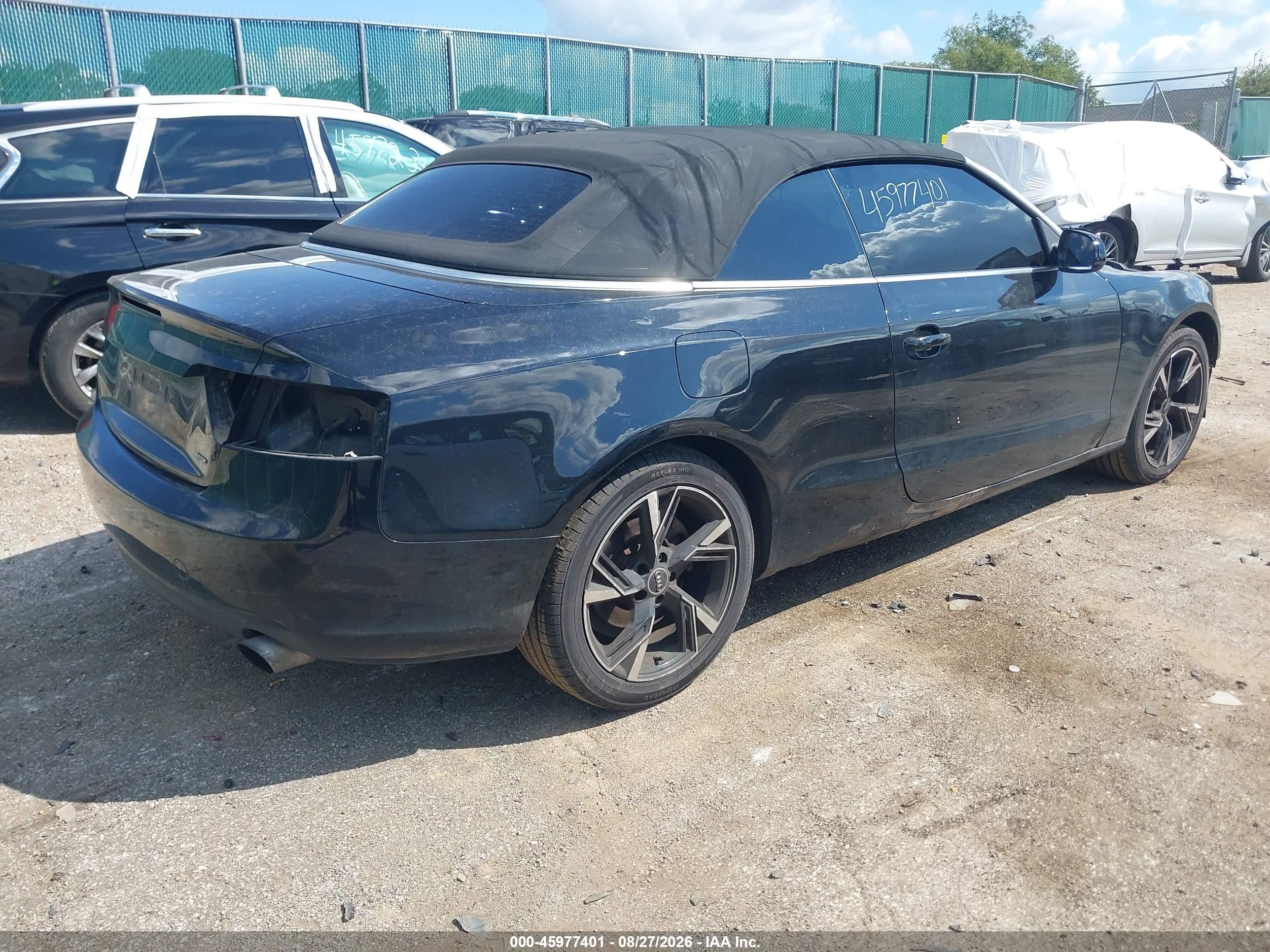 2014 Audi A5 2.0t Premium Black vin: WAUCFAFH7EN004584