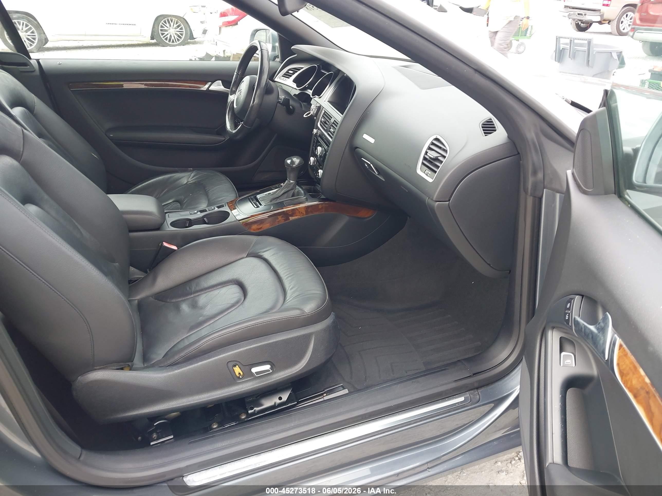 2013 Audi A5 2.0t Premium Gray vin: WAUCFAFH9DN004715