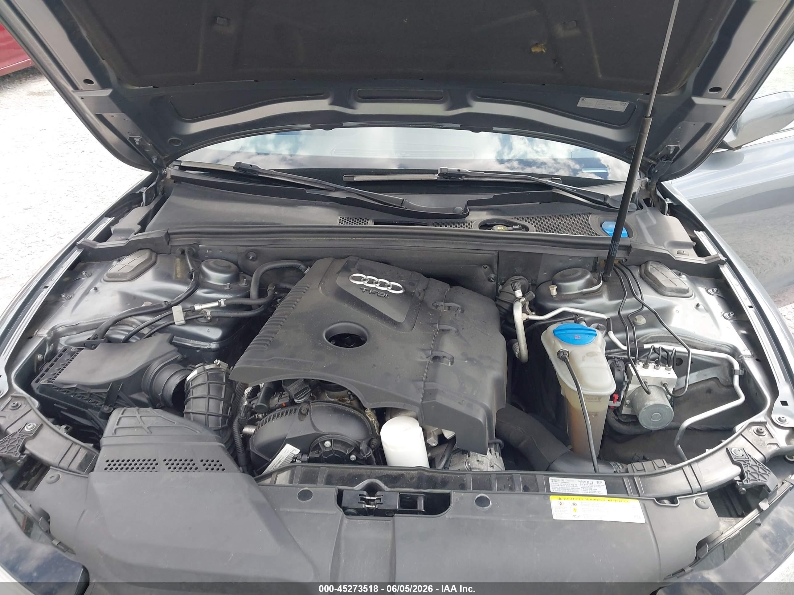 2013 Audi A5 2.0t Premium Gray vin: WAUCFAFH9DN004715