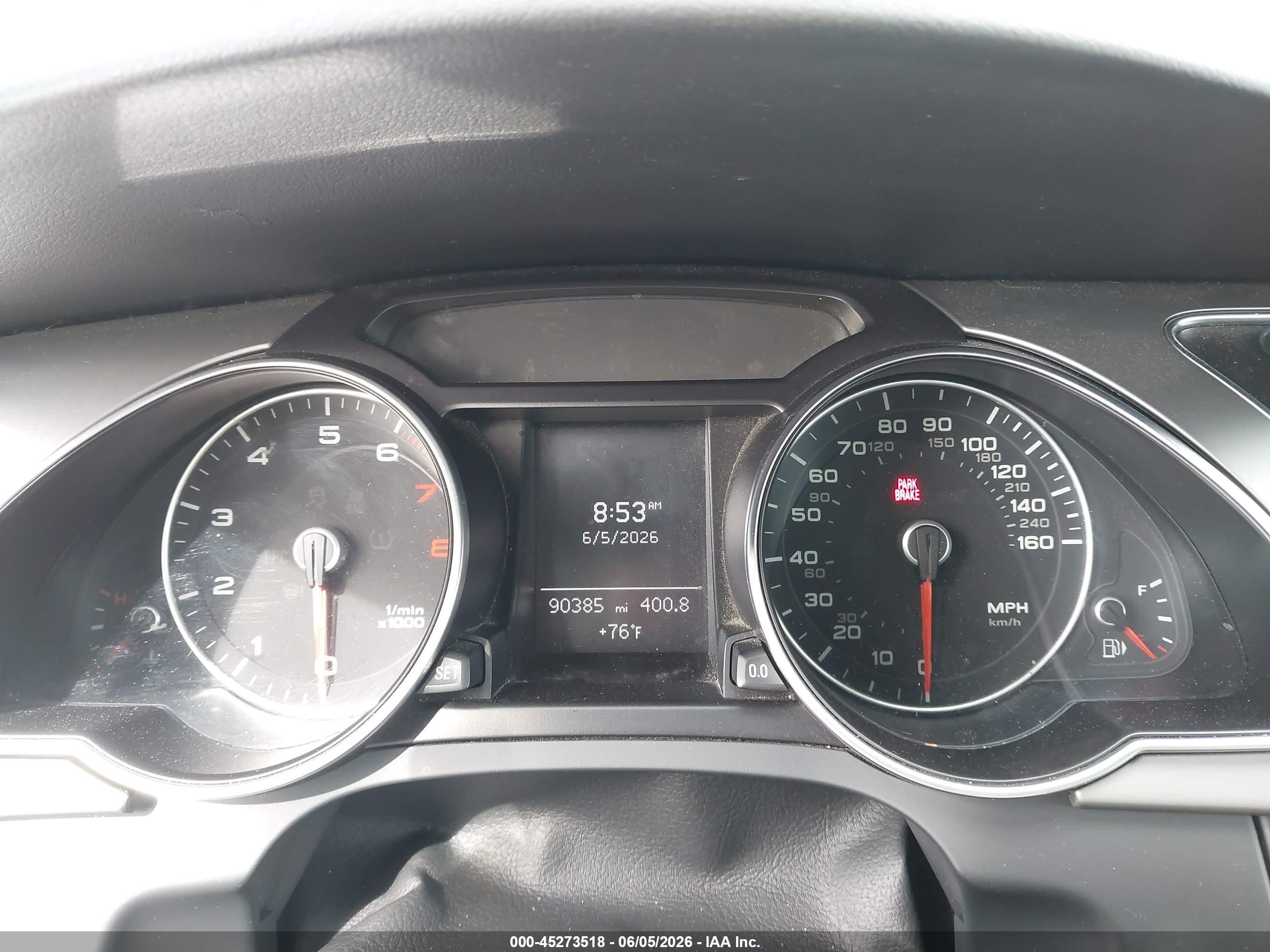 2013 Audi A5 2.0t Premium Gray vin: WAUCFAFH9DN004715