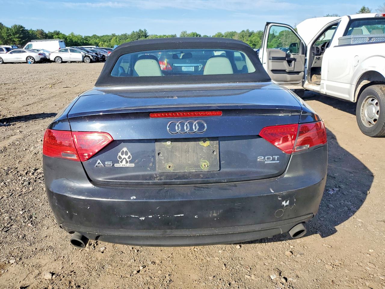 2013 Audi A5 Premium Черный vin: WAUCFAFH9DN005721