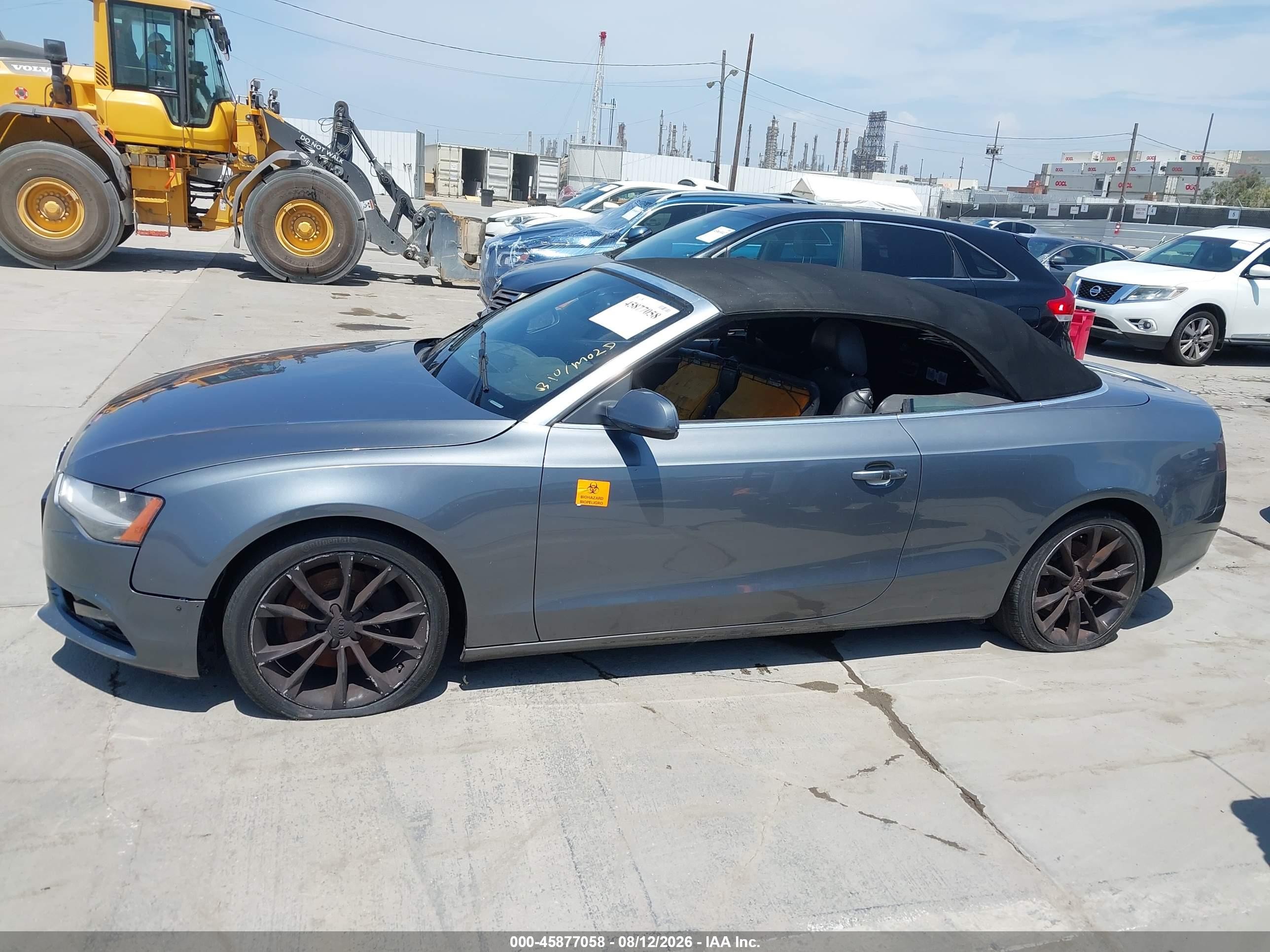 2013 Audi A5 2.0t Premium Gray vin: WAUCFAFH9DN018128