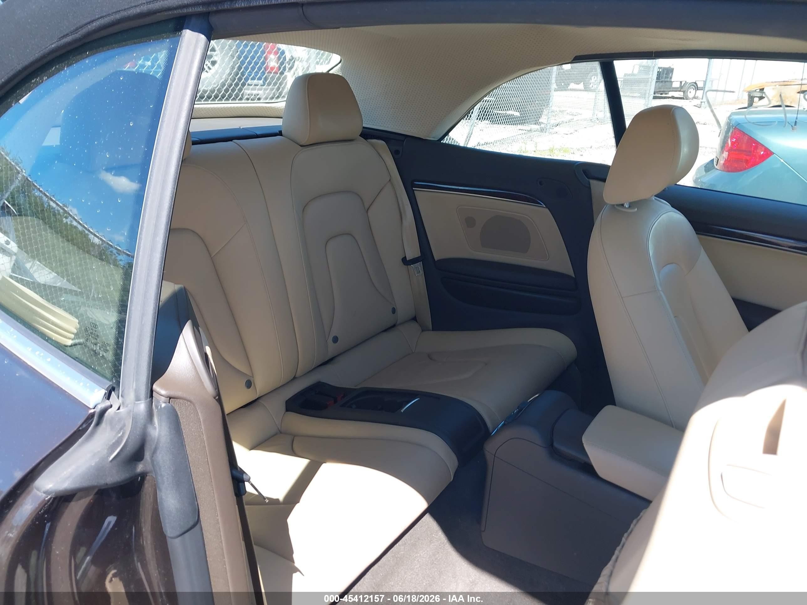 2014 Audi A5 2.0t Premium Dark Brown vin: WAUCFAFHXEN006362