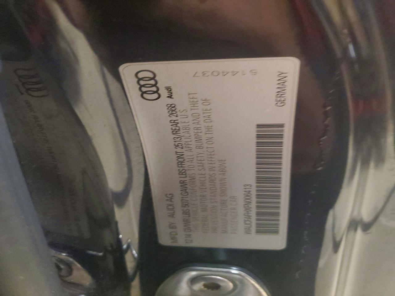 2015 Audi A5 Premium Black vin: WAUCFAFHXFN006413