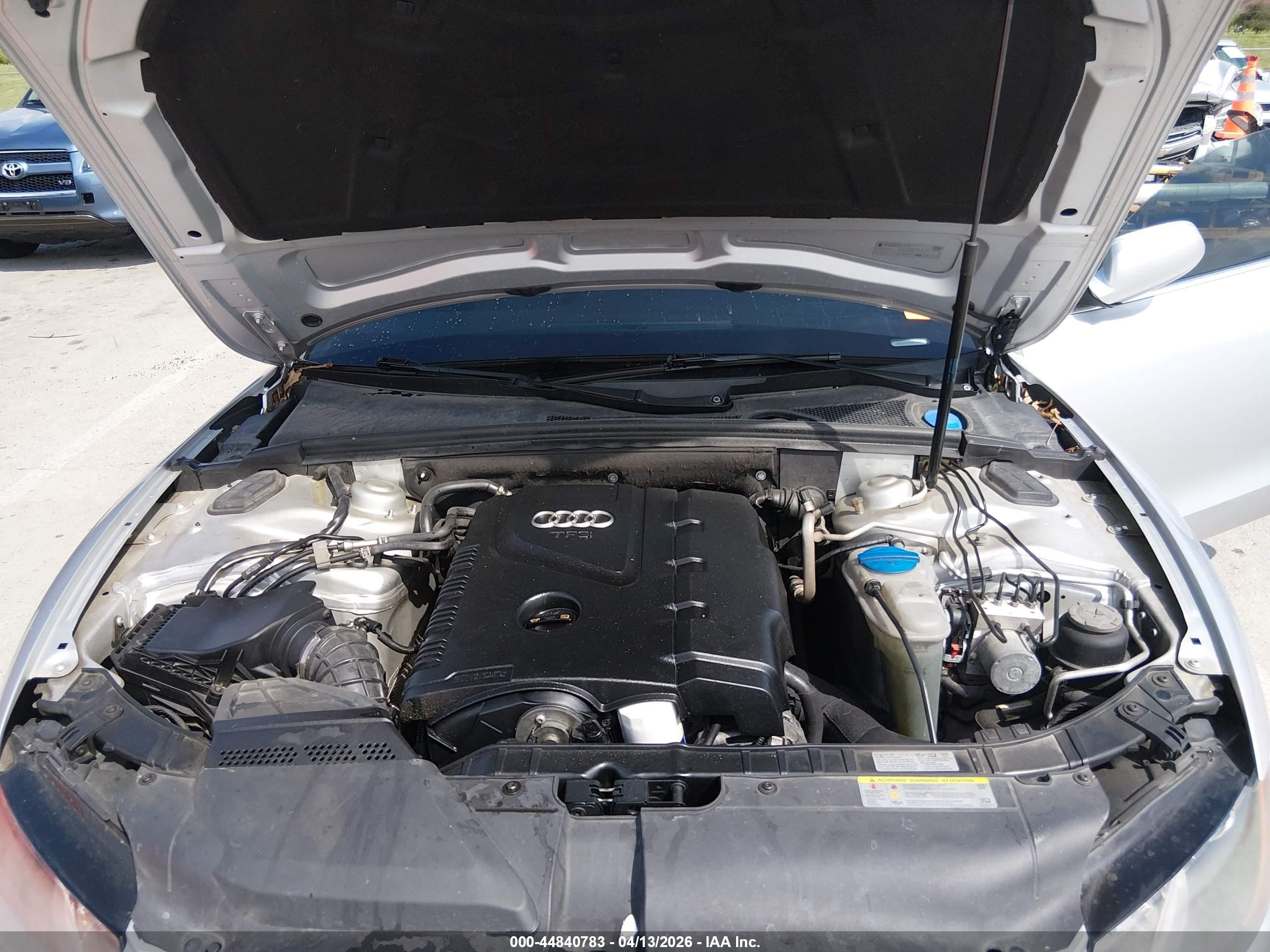 2012 Audi A5 2.0t Premium Silver vin: WAUCFAFR0CA002849