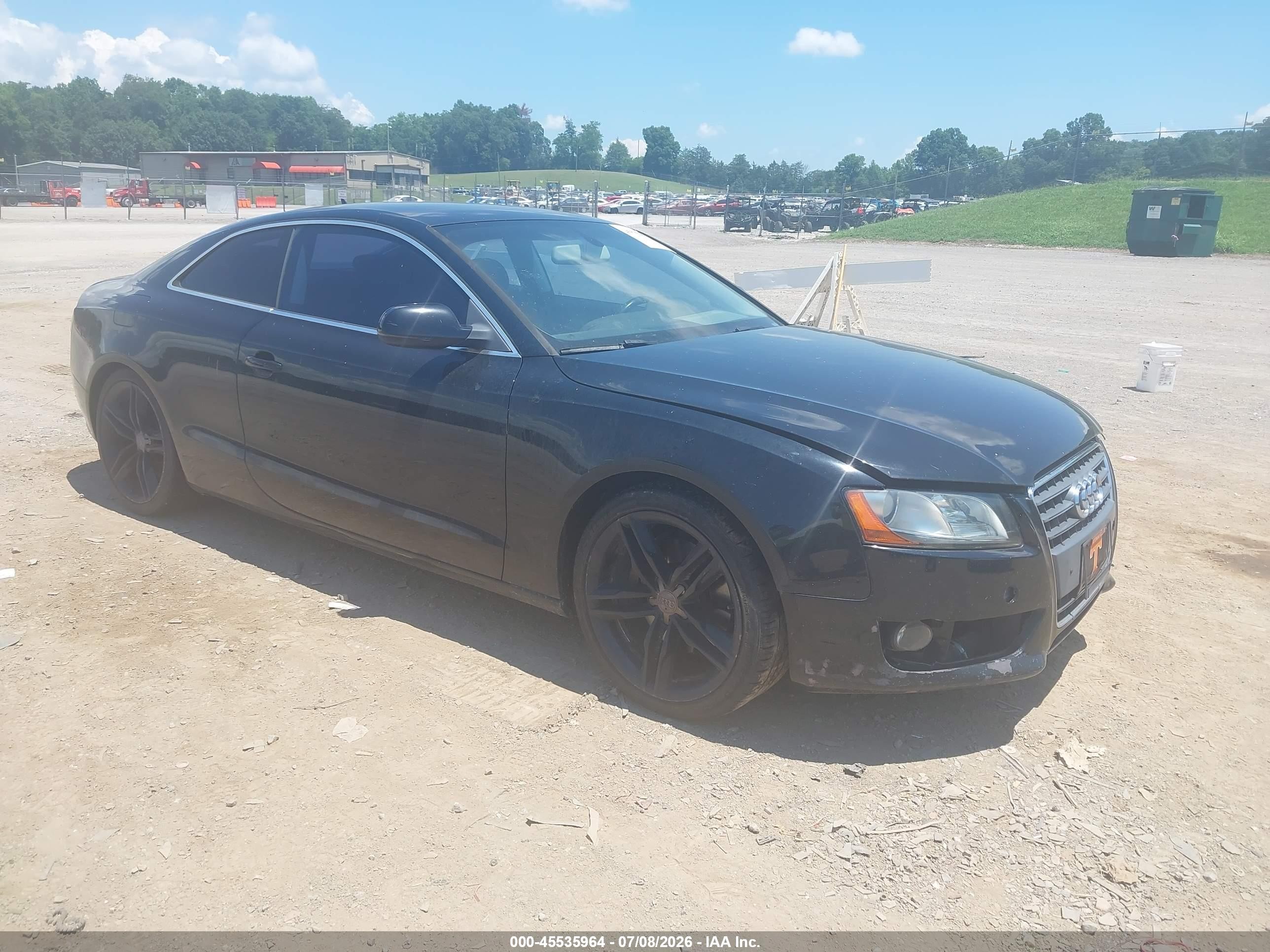 2012 Audi A5 2.0t Premium Black vin: WAUCFAFR0CA044969