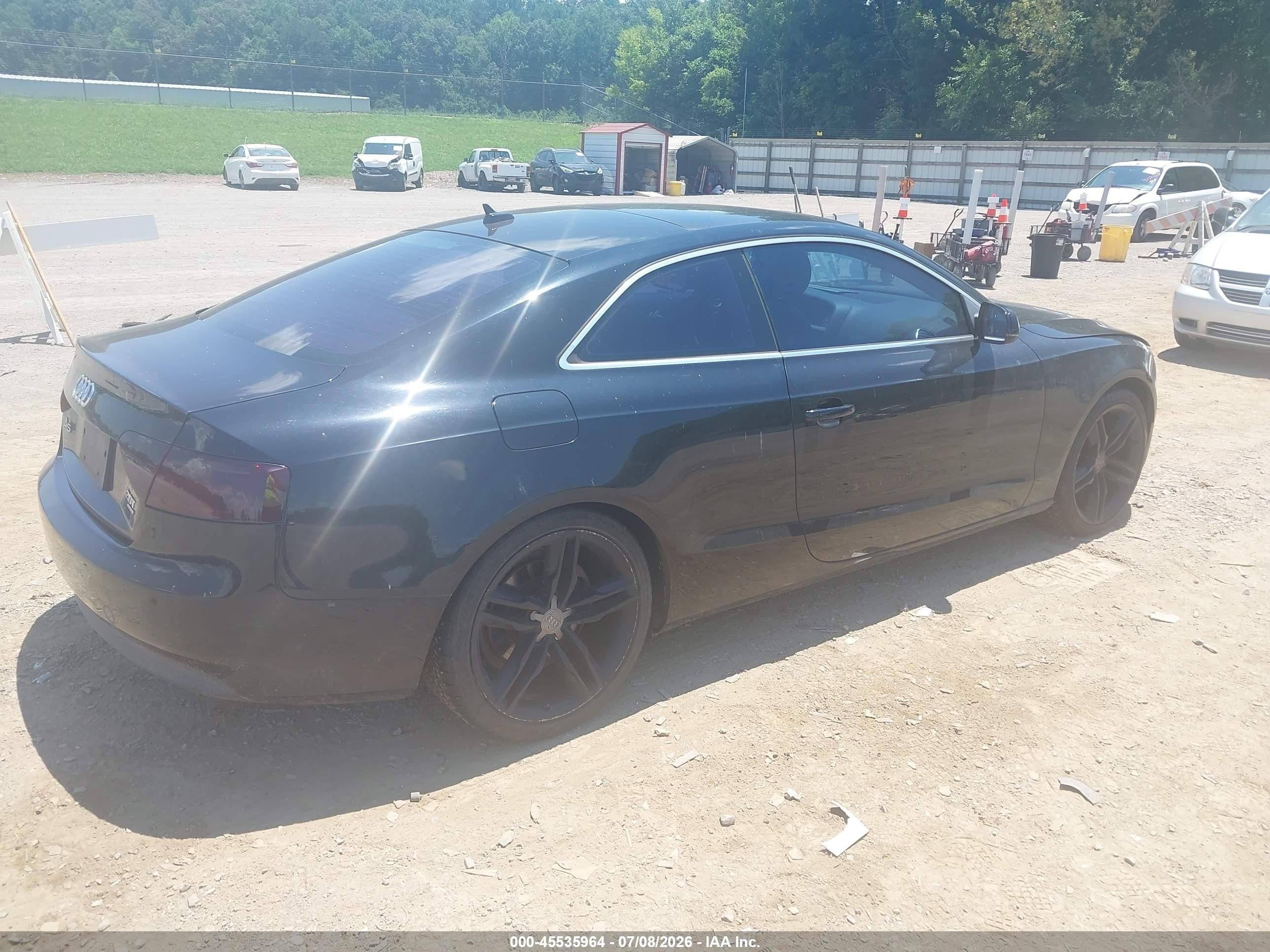 2012 Audi A5 2.0t Premium Black vin: WAUCFAFR0CA044969