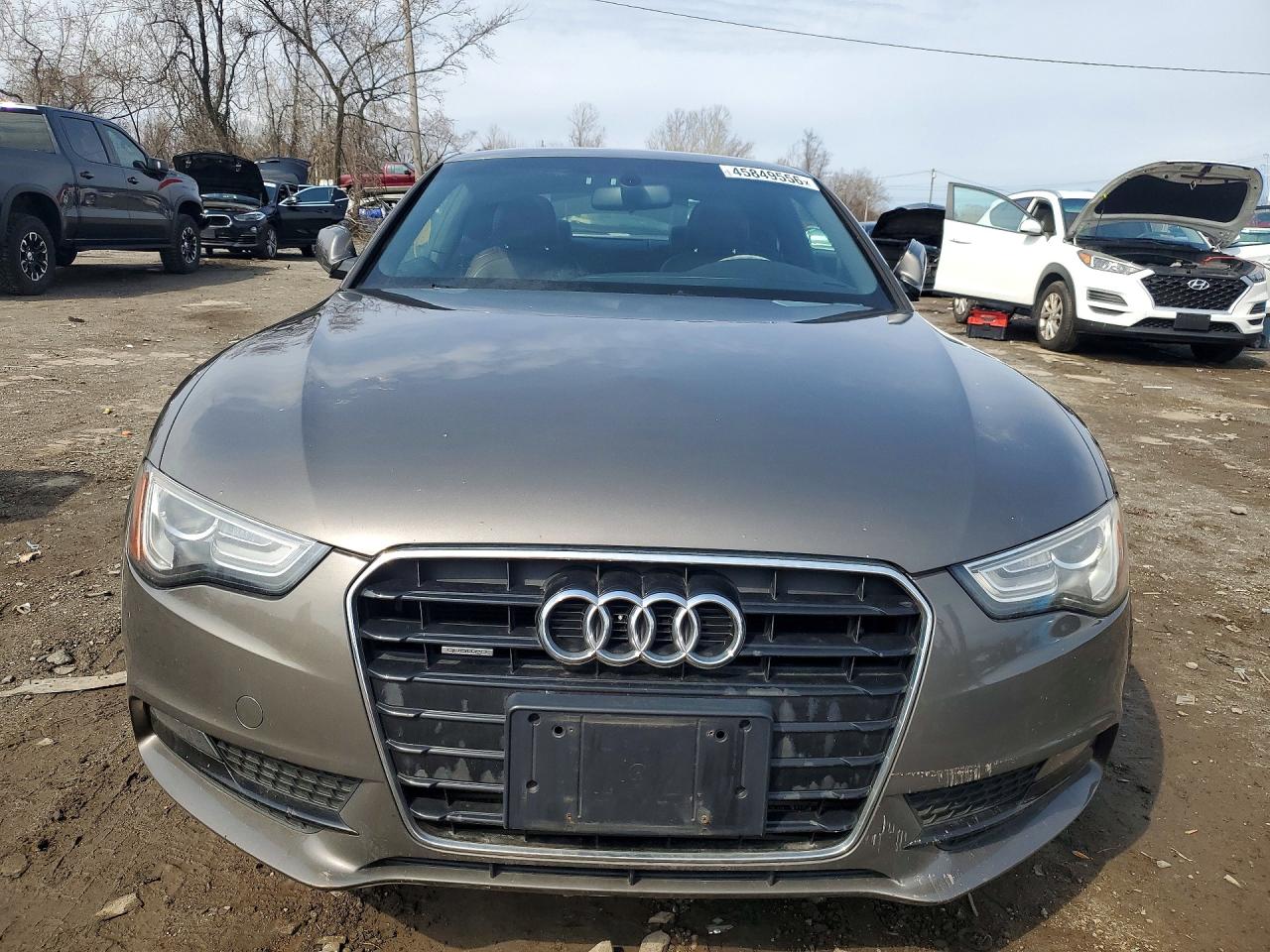 2014 Audi A5 Premium Gray vin: WAUCFAFR0EA009027