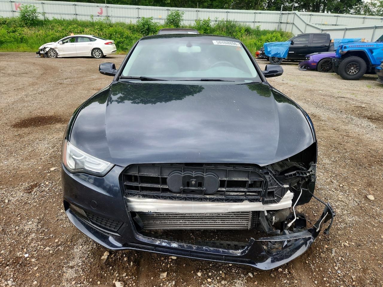 2014 Audi A5 Premium Blue vin: WAUCFAFR0EA067056
