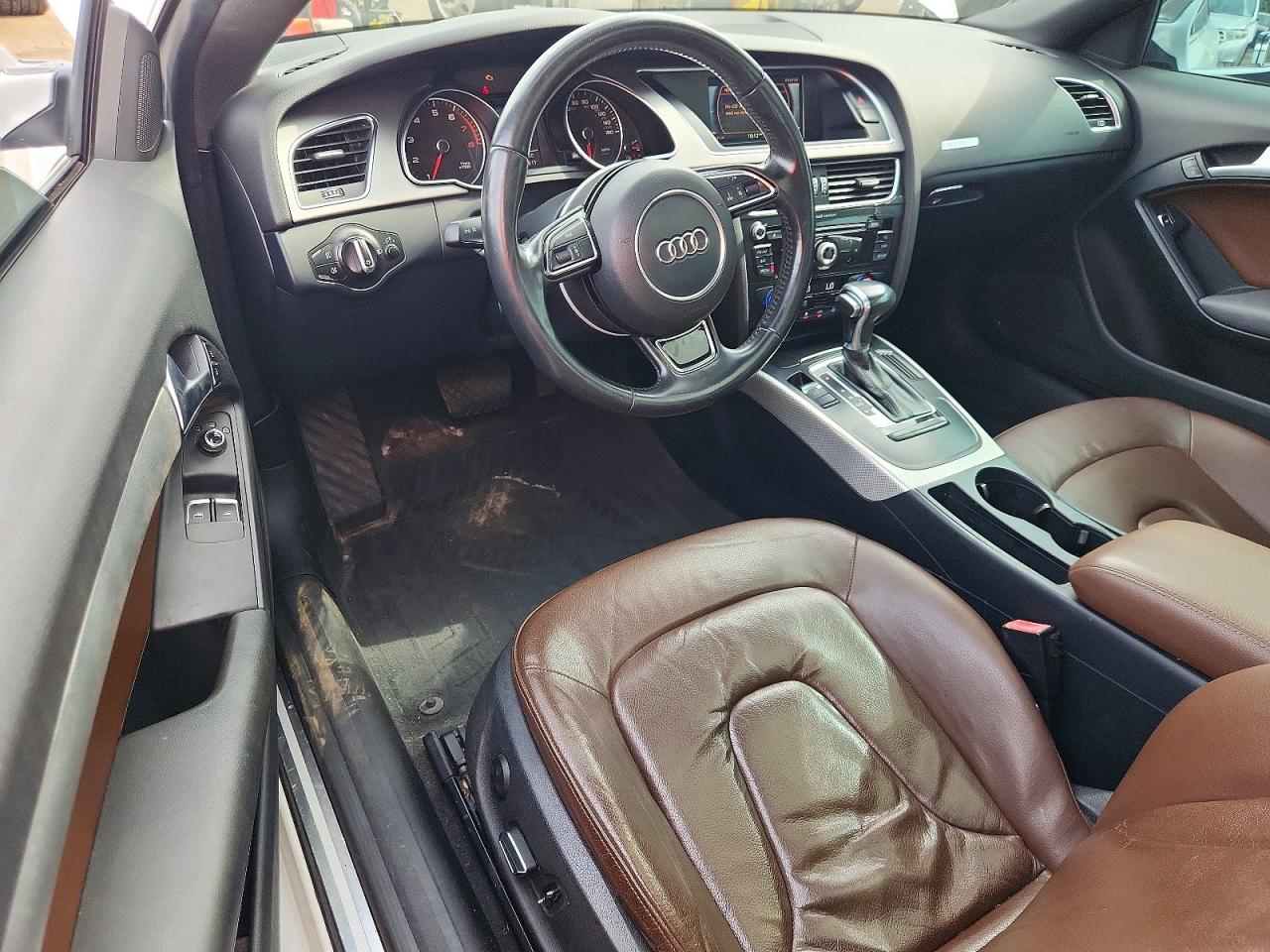 2015 Audi A5 Premium White vin: WAUCFAFR0FA025729