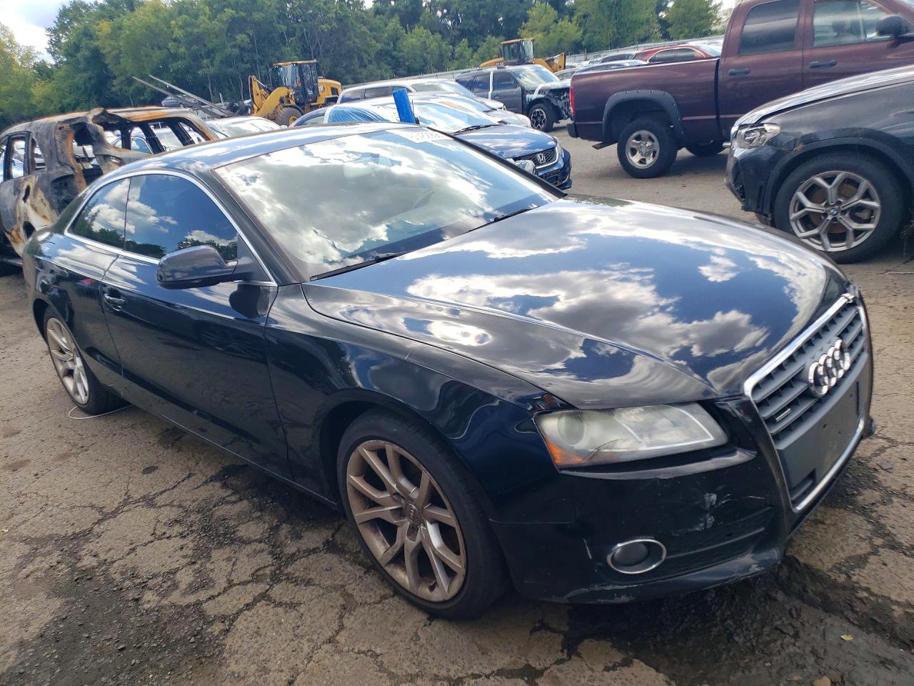 2010 Audi A5 Premium Black vin: WAUCFAFR1AA052284