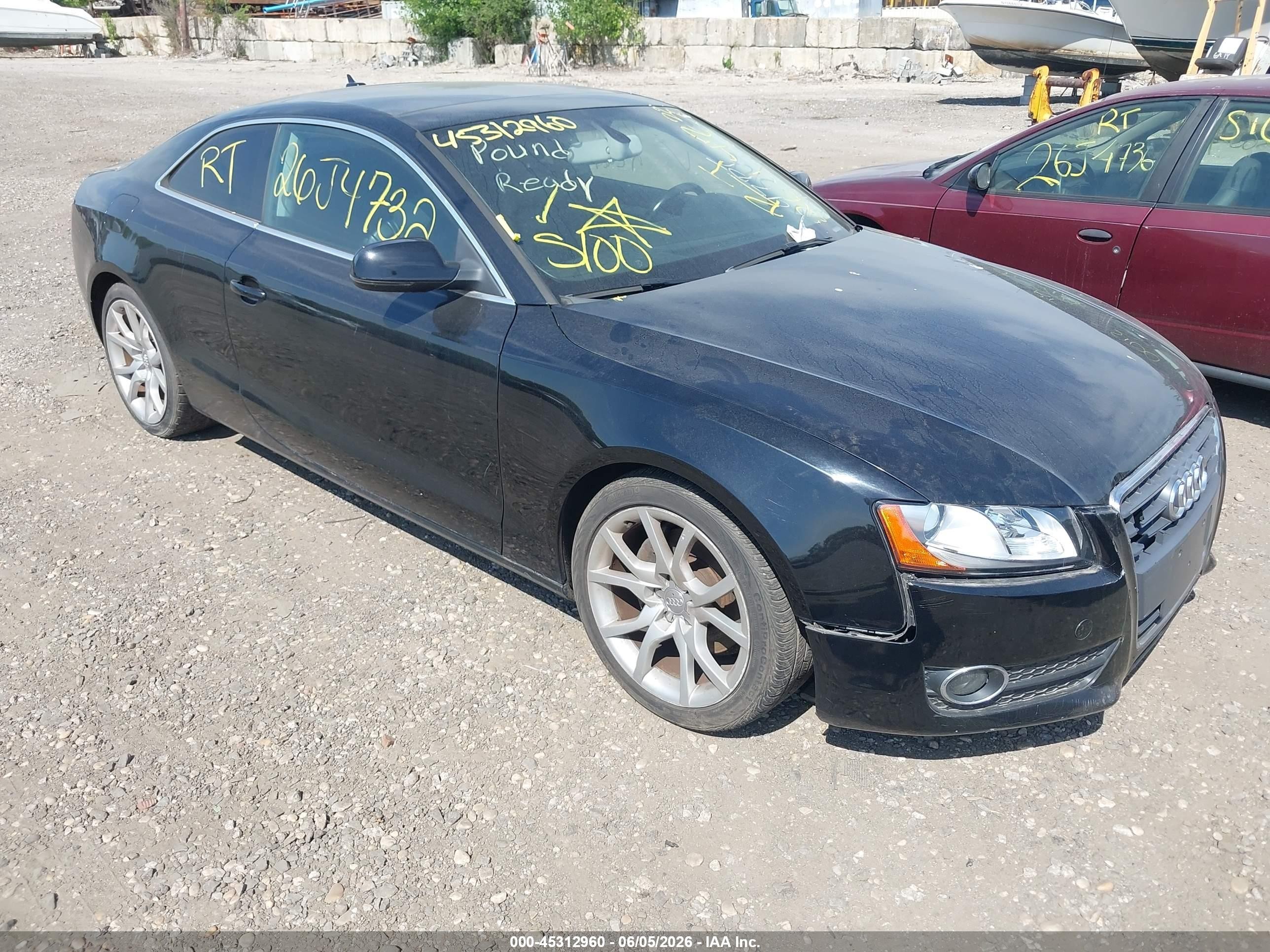 2012 Audi A5 2.0t Premium Black vin: WAUCFAFR1CA003797
