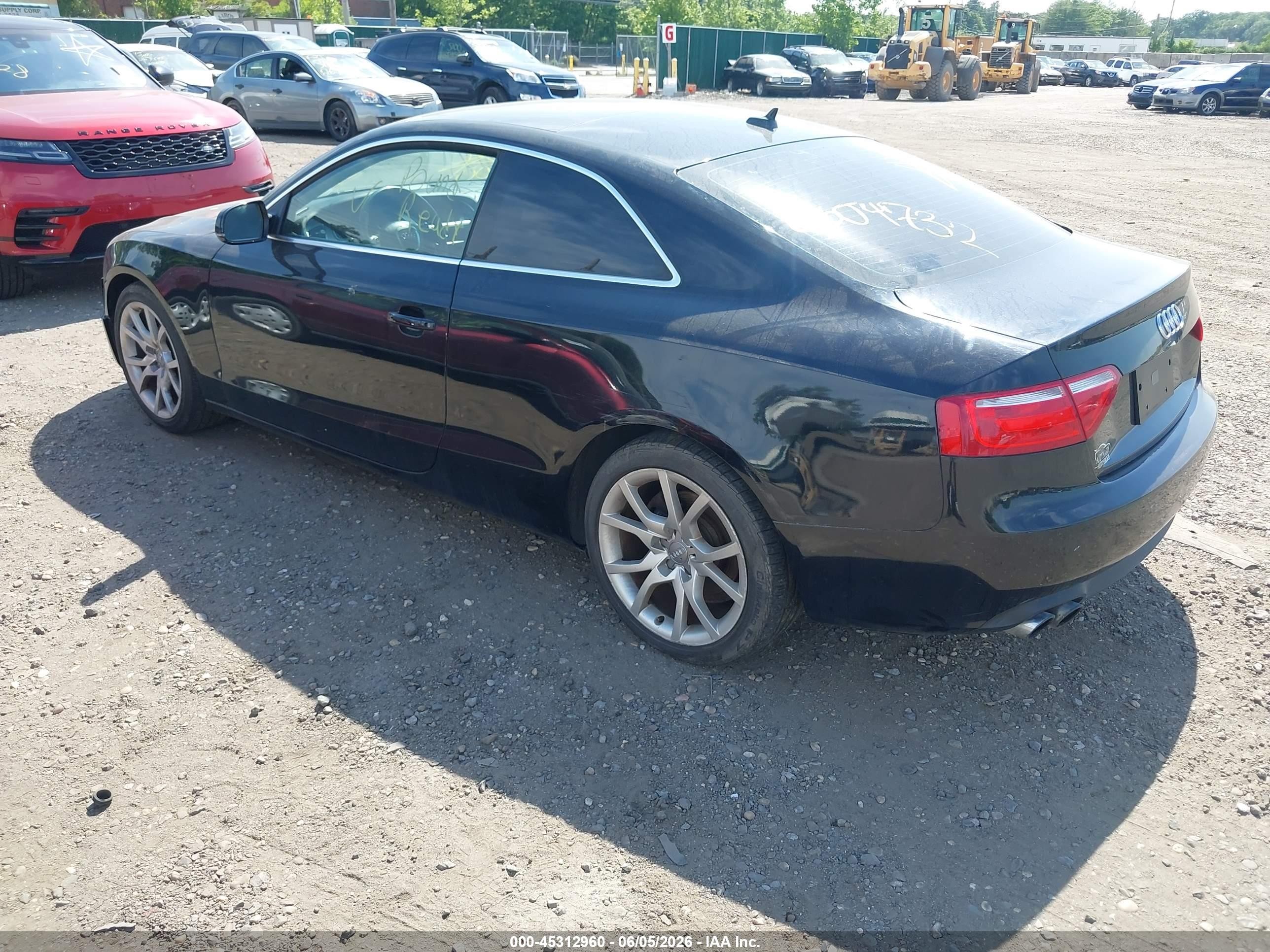 2012 Audi A5 2.0t Premium Black vin: WAUCFAFR1CA003797