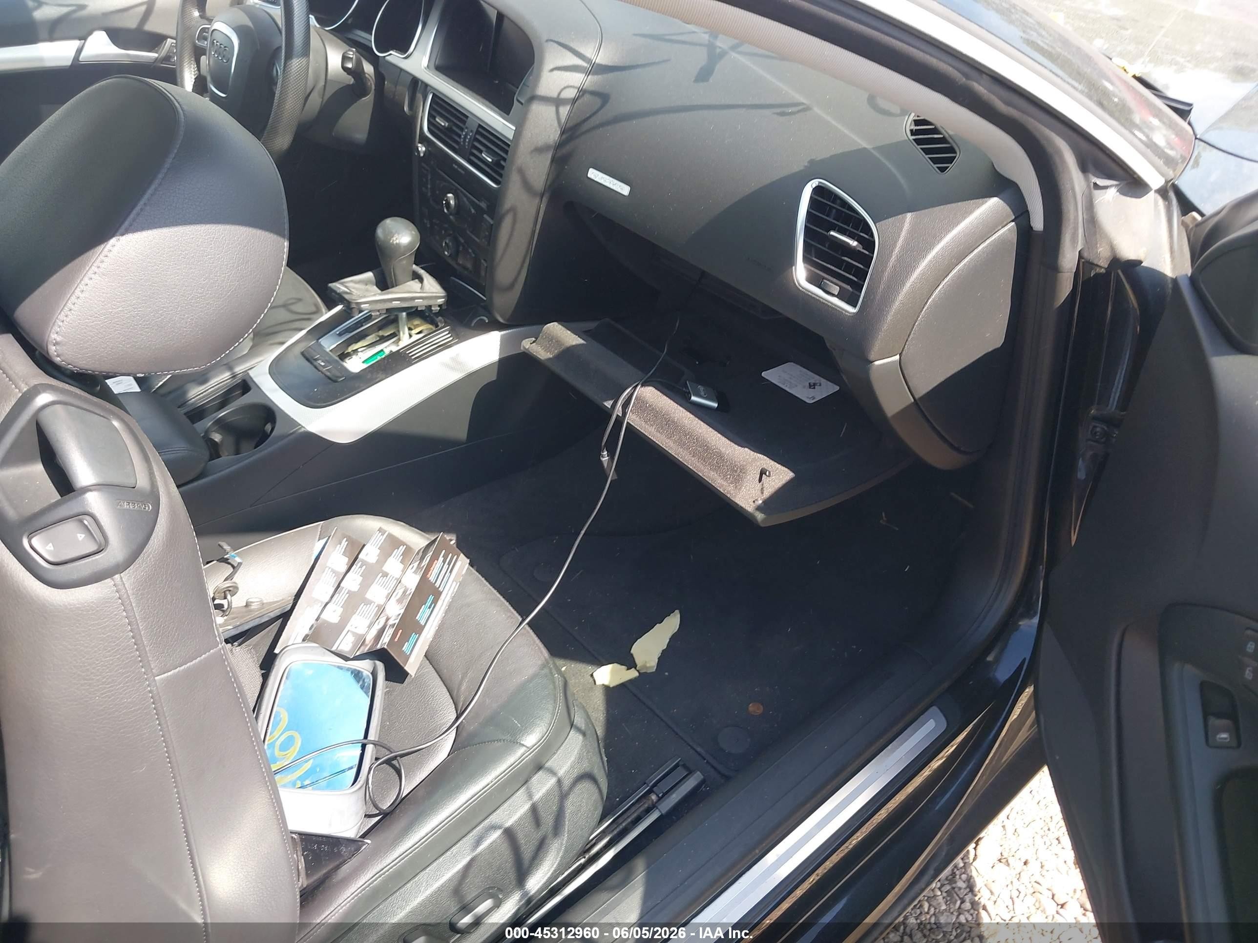 2012 Audi A5 2.0t Premium Black vin: WAUCFAFR1CA003797