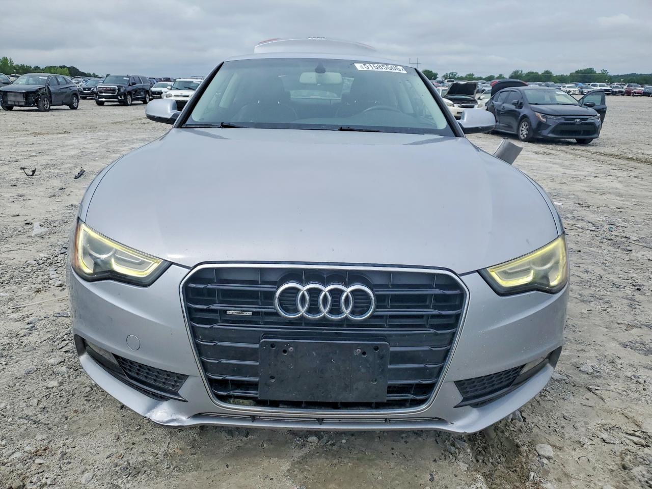 2015 Audi A5 Premium Silver vin: WAUCFAFR1FA034794