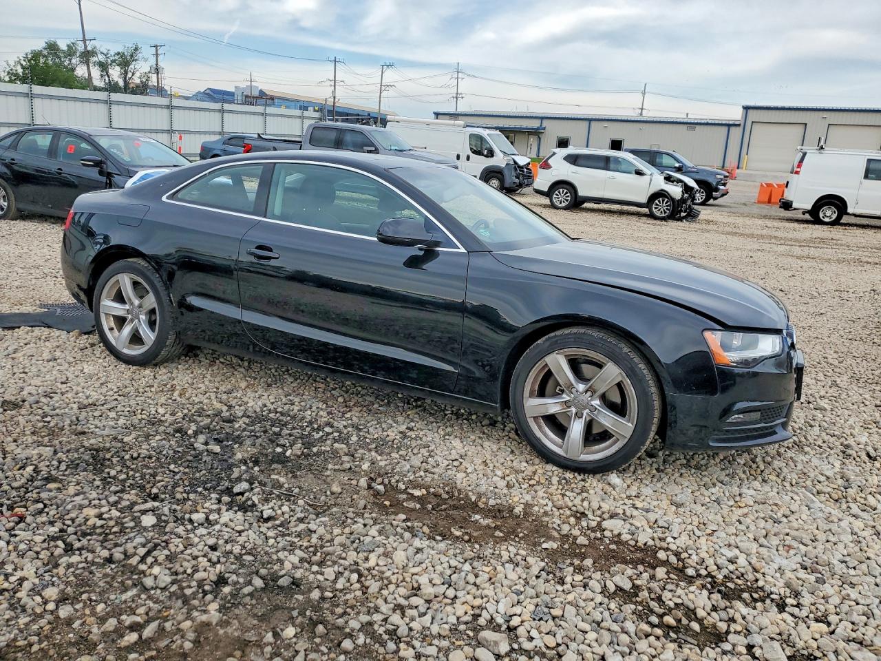 2013 Audi A5 Premium Black vin: WAUCFAFR3DA063078