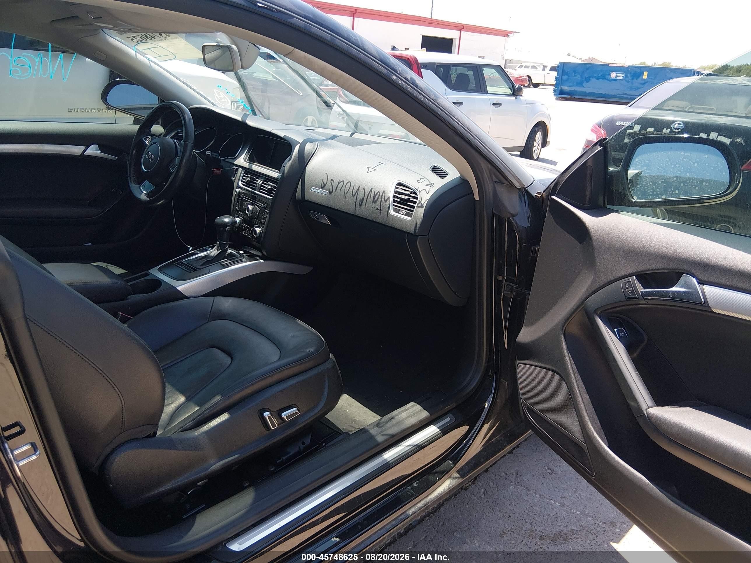 2013 Audi A5 2.0t Premium Black vin: WAUCFAFR4DA069147