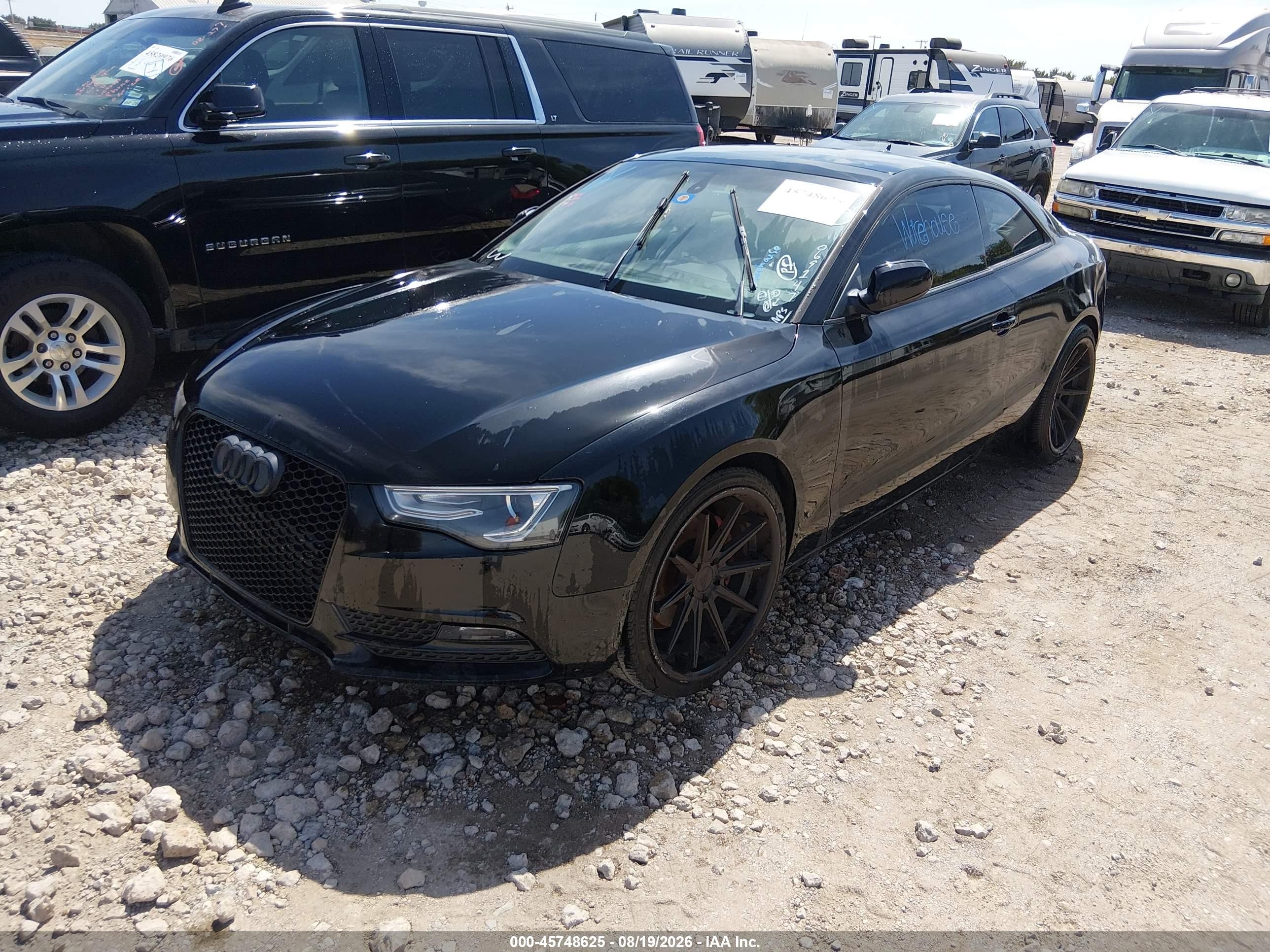 2013 Audi A5 2.0t Premium Black vin: WAUCFAFR4DA069147