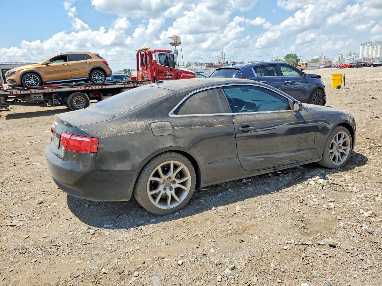 2011 Audi A5 Premium Черный vin: WAUCFAFR5BA041175