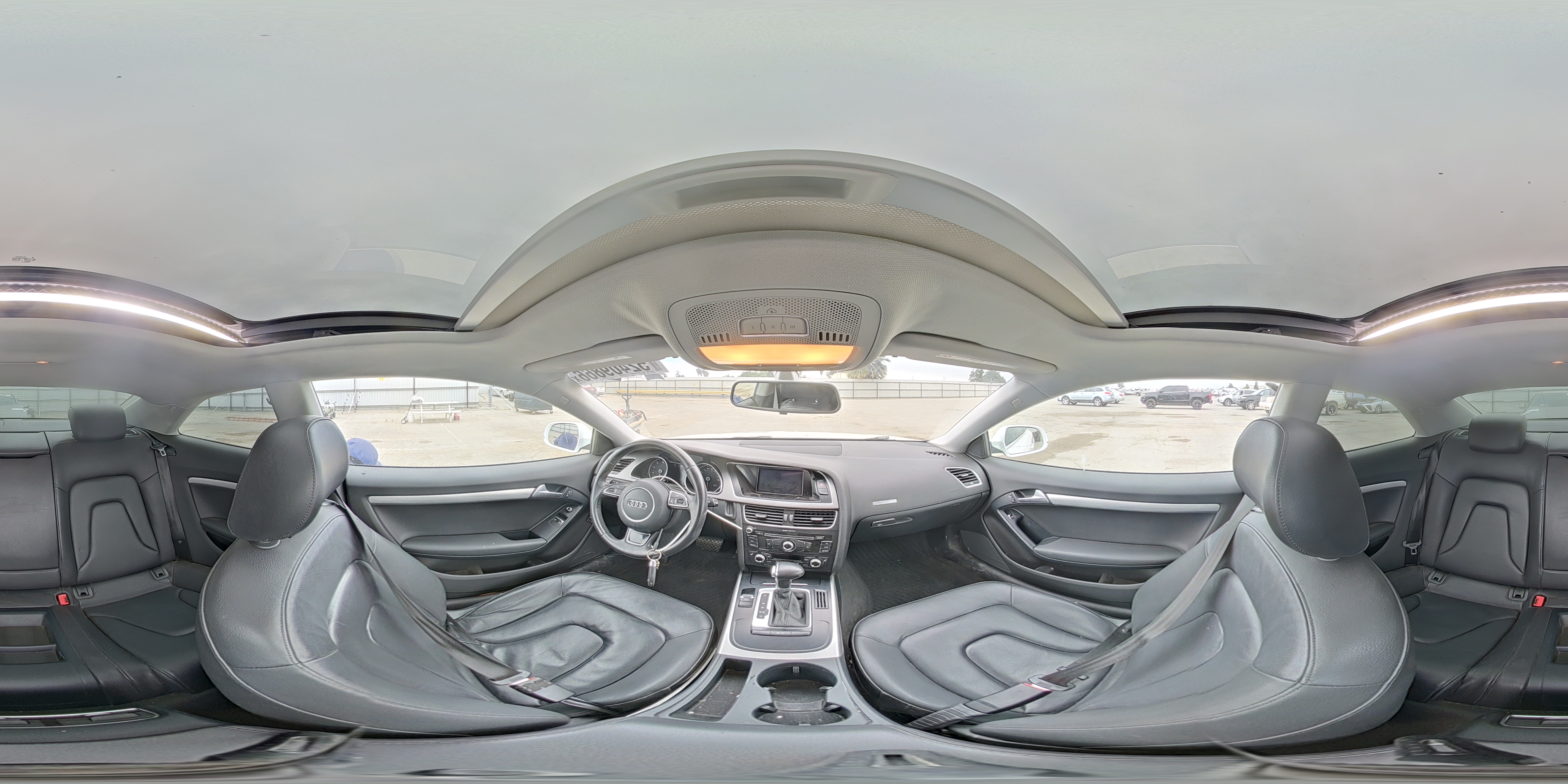 2014 Audi A5 Premium White vin: WAUCFAFR5EA021528