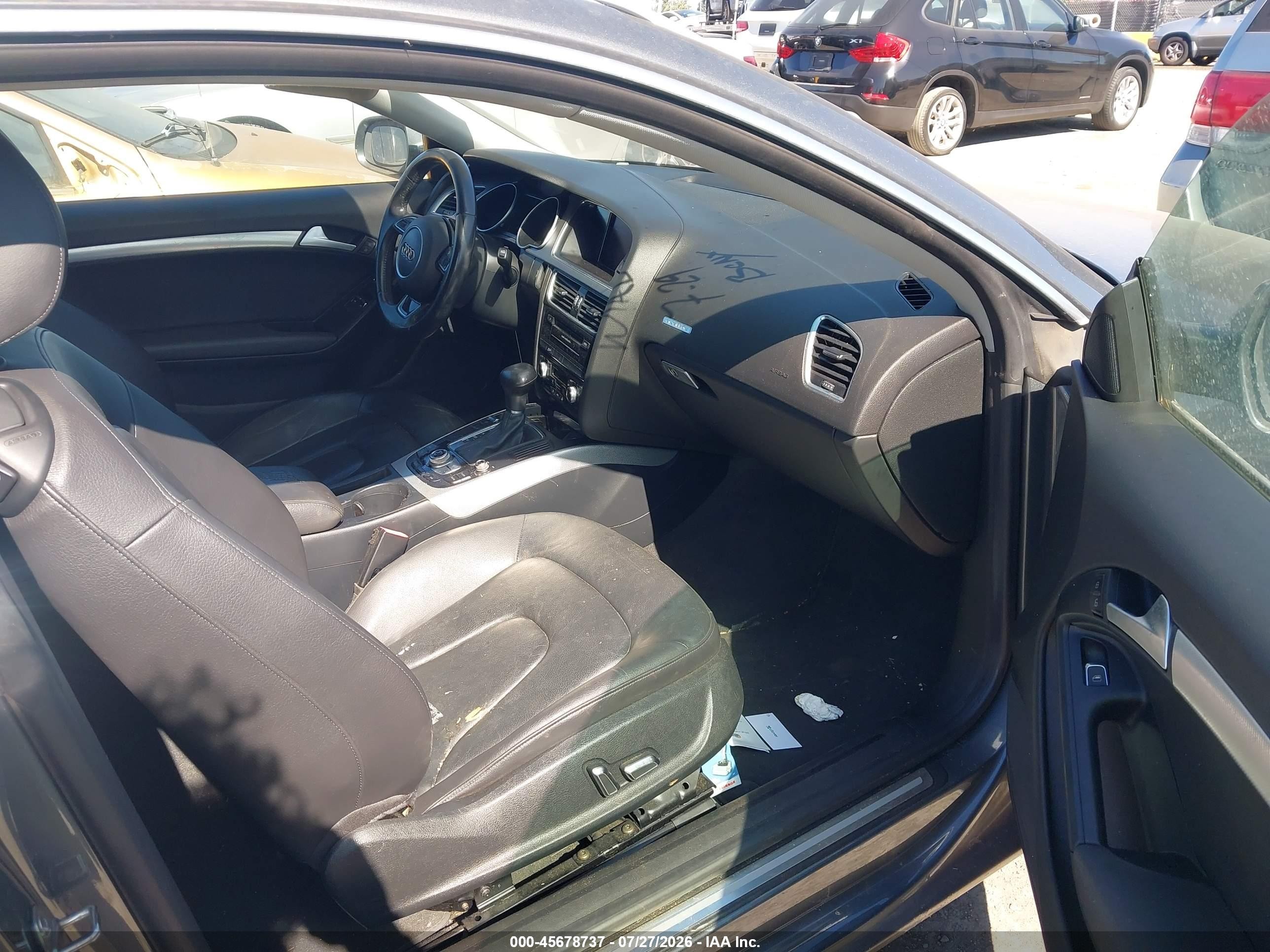 2015 Audi A5 2.0t Premium Gray vin: WAUCFAFR5FA013558