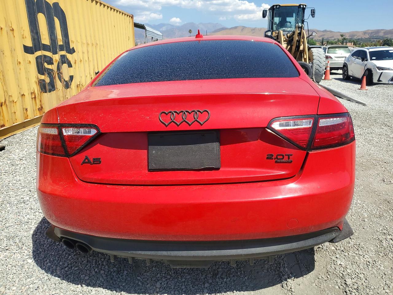 2012 Audi A5 Premium Red vin: WAUCFAFR7CA045987