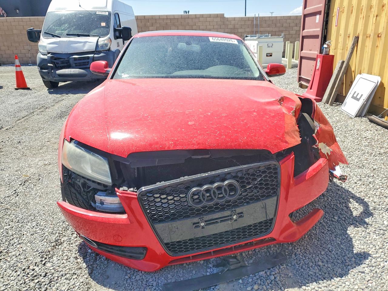 2012 Audi A5 Premium Red vin: WAUCFAFR7CA045987