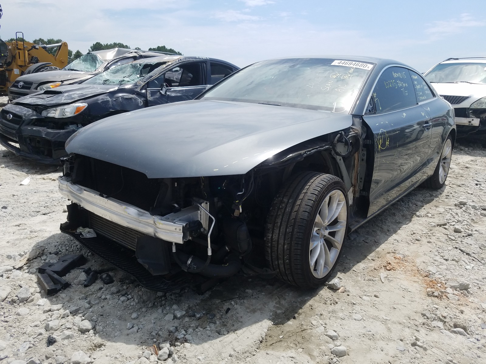 2013 Audi A5 Premium Gray vin: WAUCFAFR8DA076120