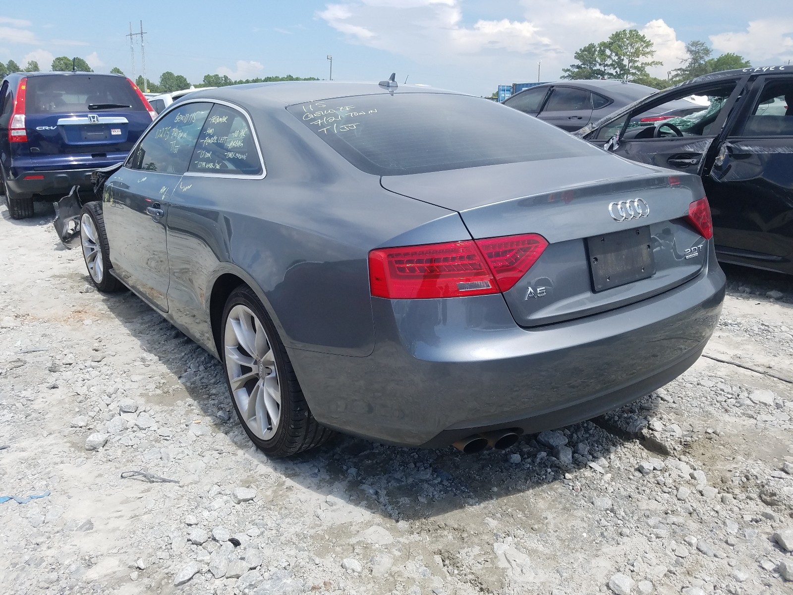 2013 Audi A5 Premium Gray vin: WAUCFAFR8DA076120