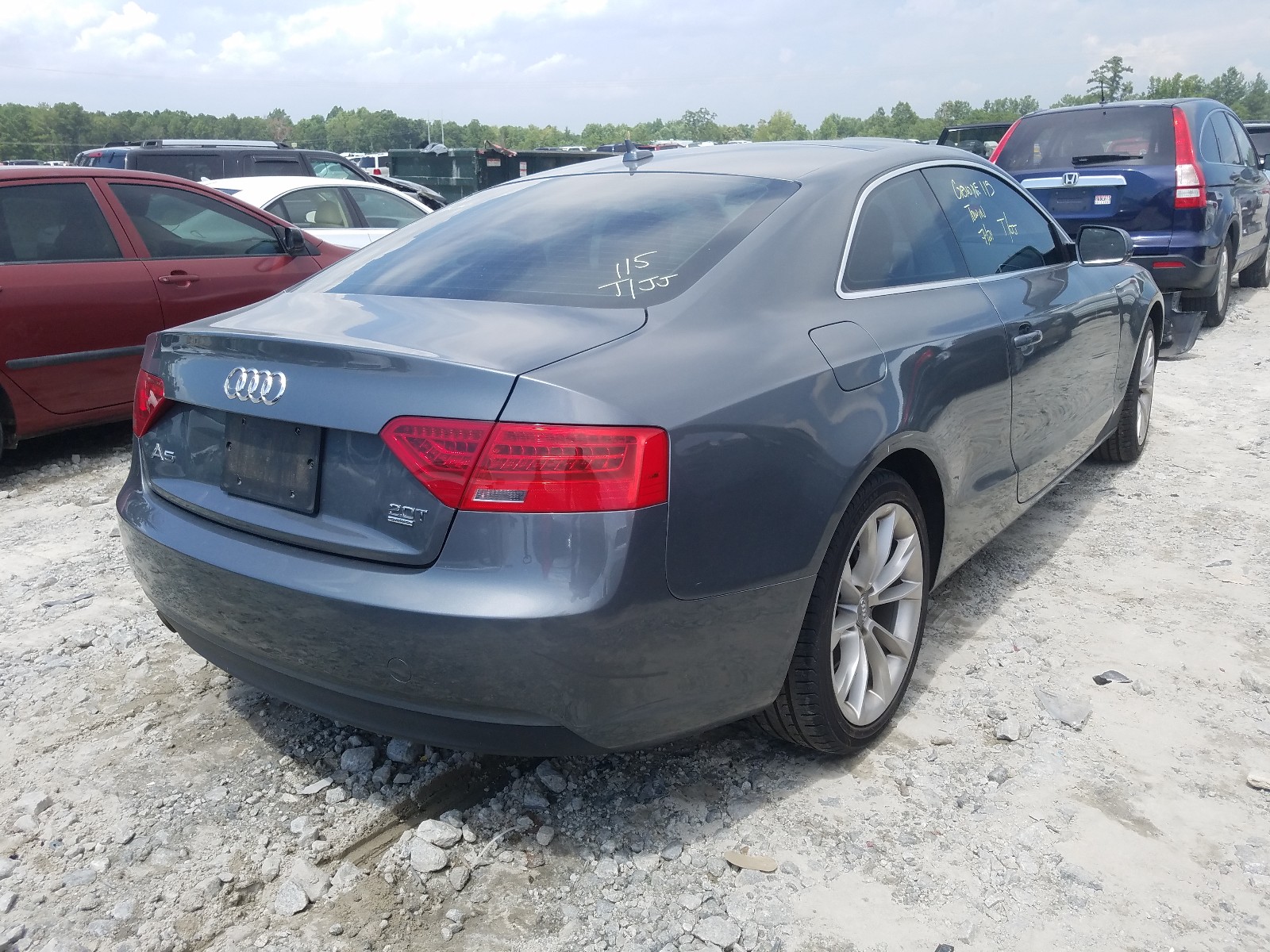 2013 Audi A5 Premium Gray vin: WAUCFAFR8DA076120