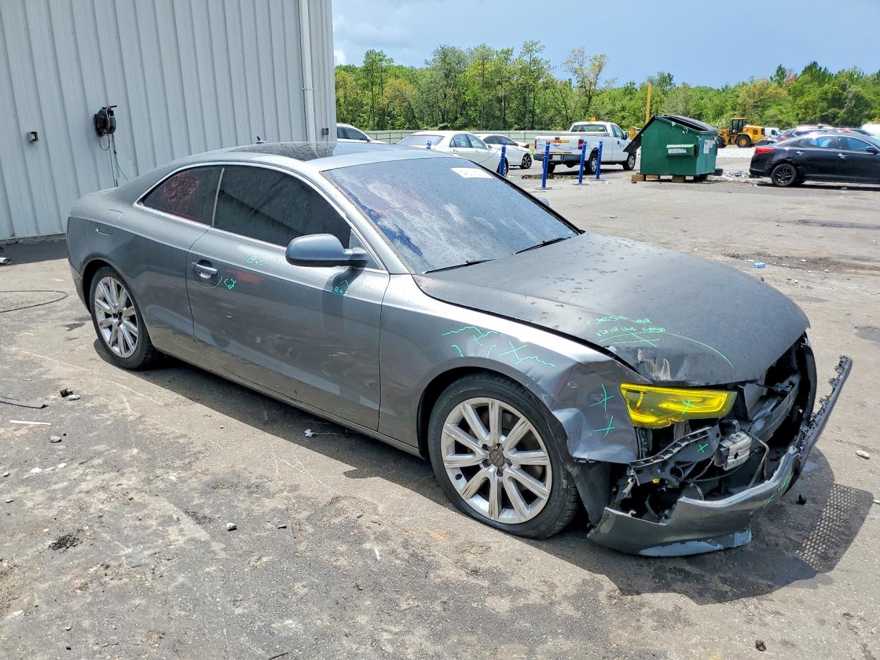 2013 Audi A5 Premium Charcoal vin: WAUCFAFR8DA076120
