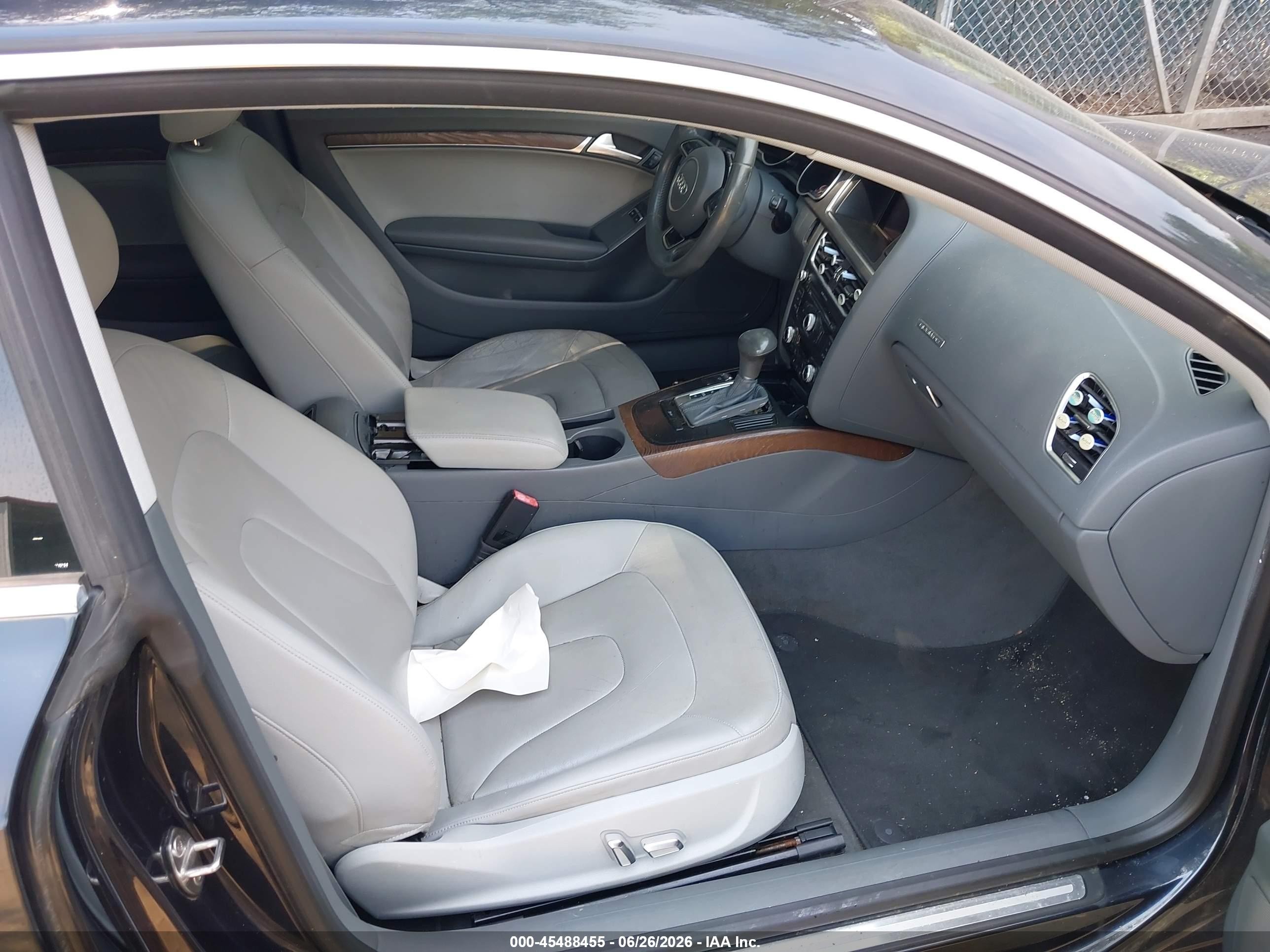 2014 Audi A5 2.0t Premium Dark Blue vin: WAUCFAFR8EA043443