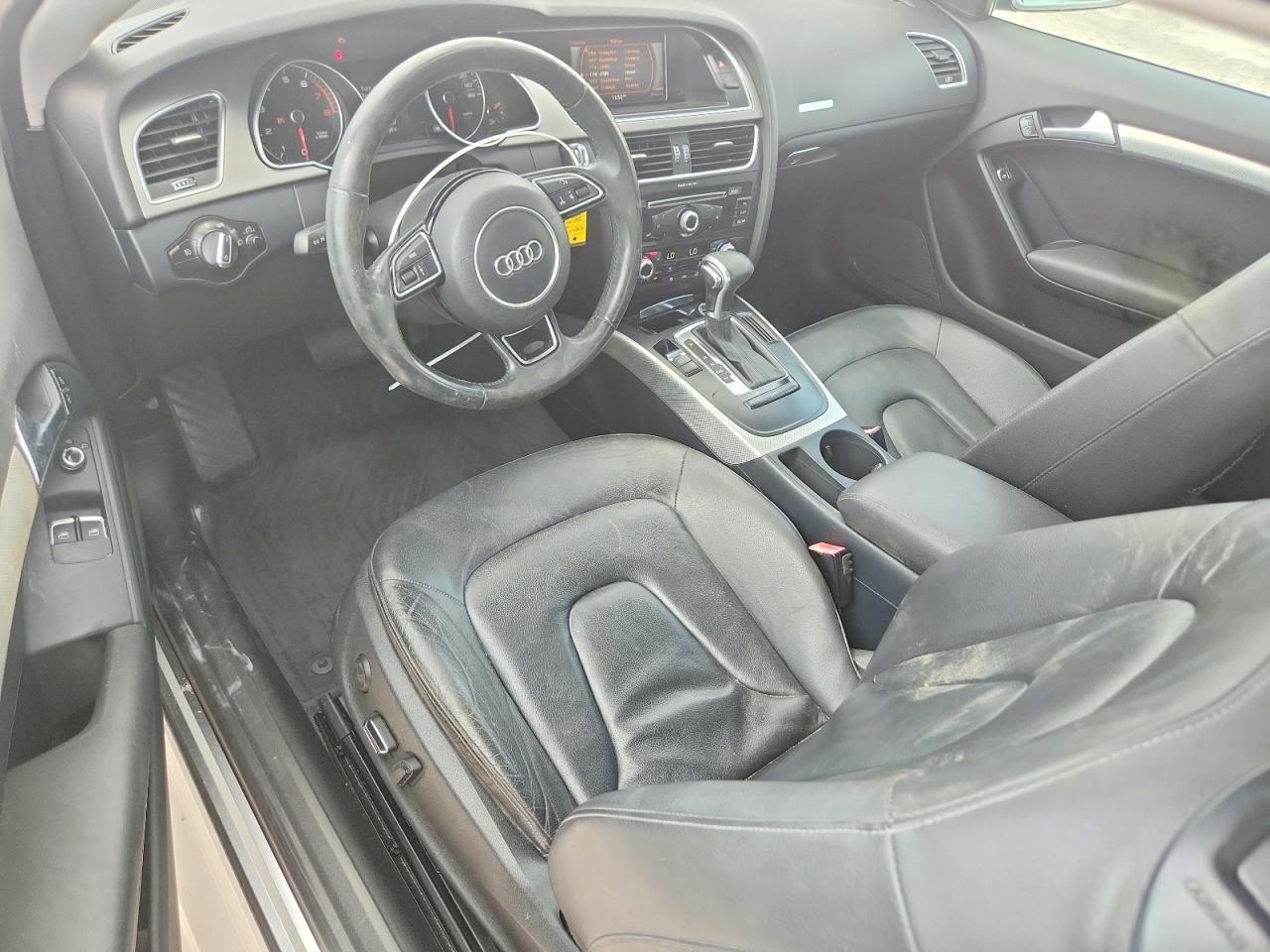 2014 Audi A5 Premium White vin: WAUCFAFR8EA045208