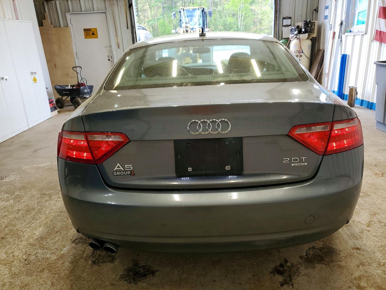 2014 Audi A5 Premium Gray vin: WAUCFAFR8EA050182