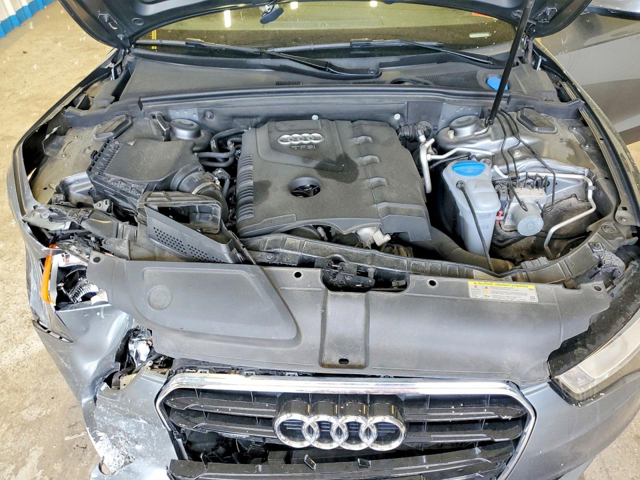 2014 Audi A5 Premium Gray vin: WAUCFAFR8EA050182
