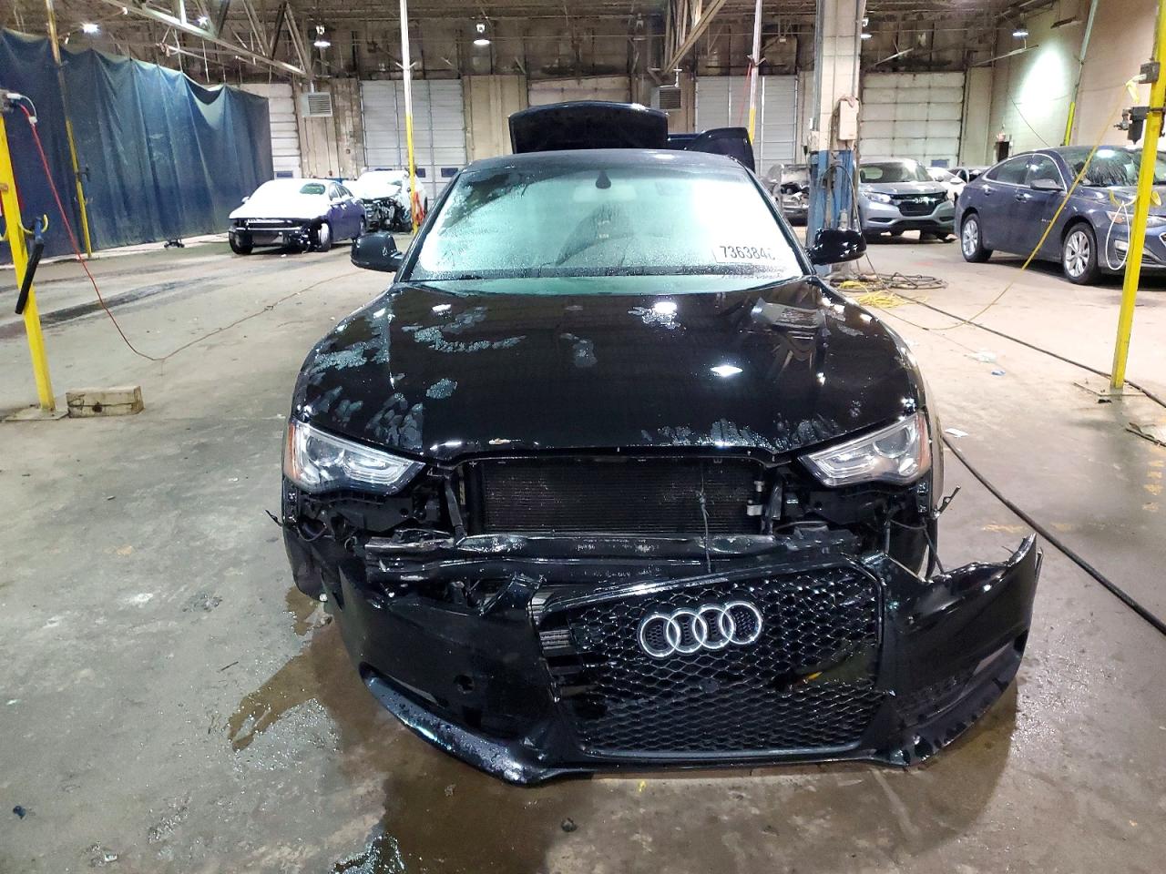 2014 Audi A5 Premium Black vin: WAUCFAFR9EA011553