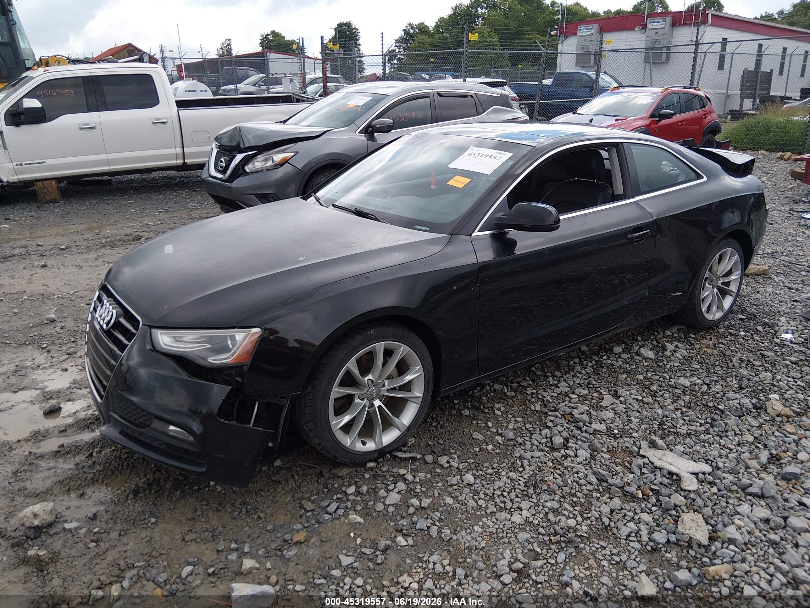 2014 Audi A5 2.0t Premium Black vin: WAUCFAFR9EA024433