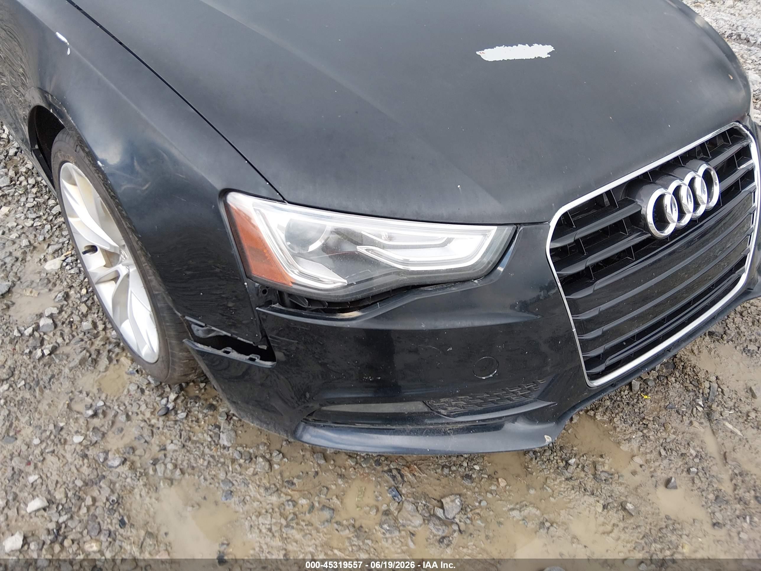 2014 Audi A5 2.0t Premium Black vin: WAUCFAFR9EA024433