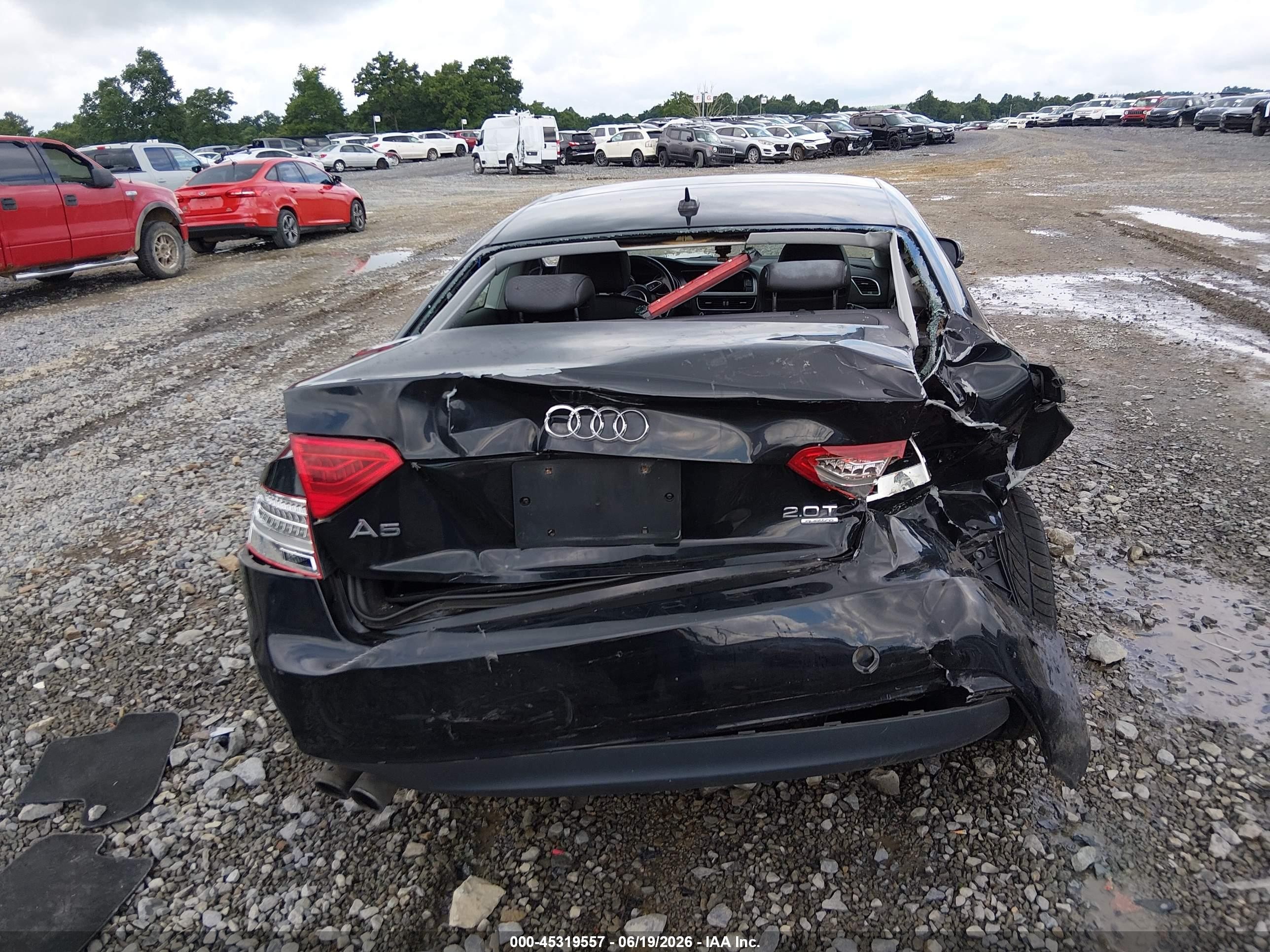 2014 Audi A5 2.0t Premium Black vin: WAUCFAFR9EA024433