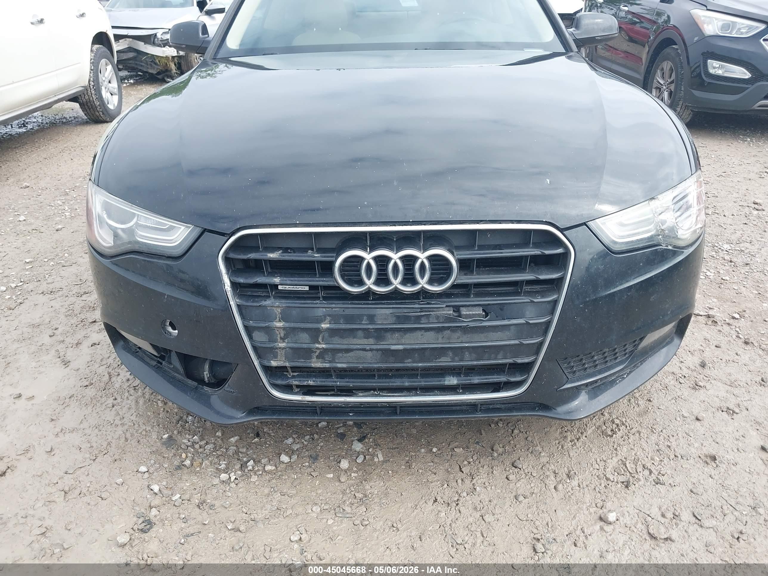 2015 Audi A5 2.0t Premium Black vin: WAUCFAFR9FA033103