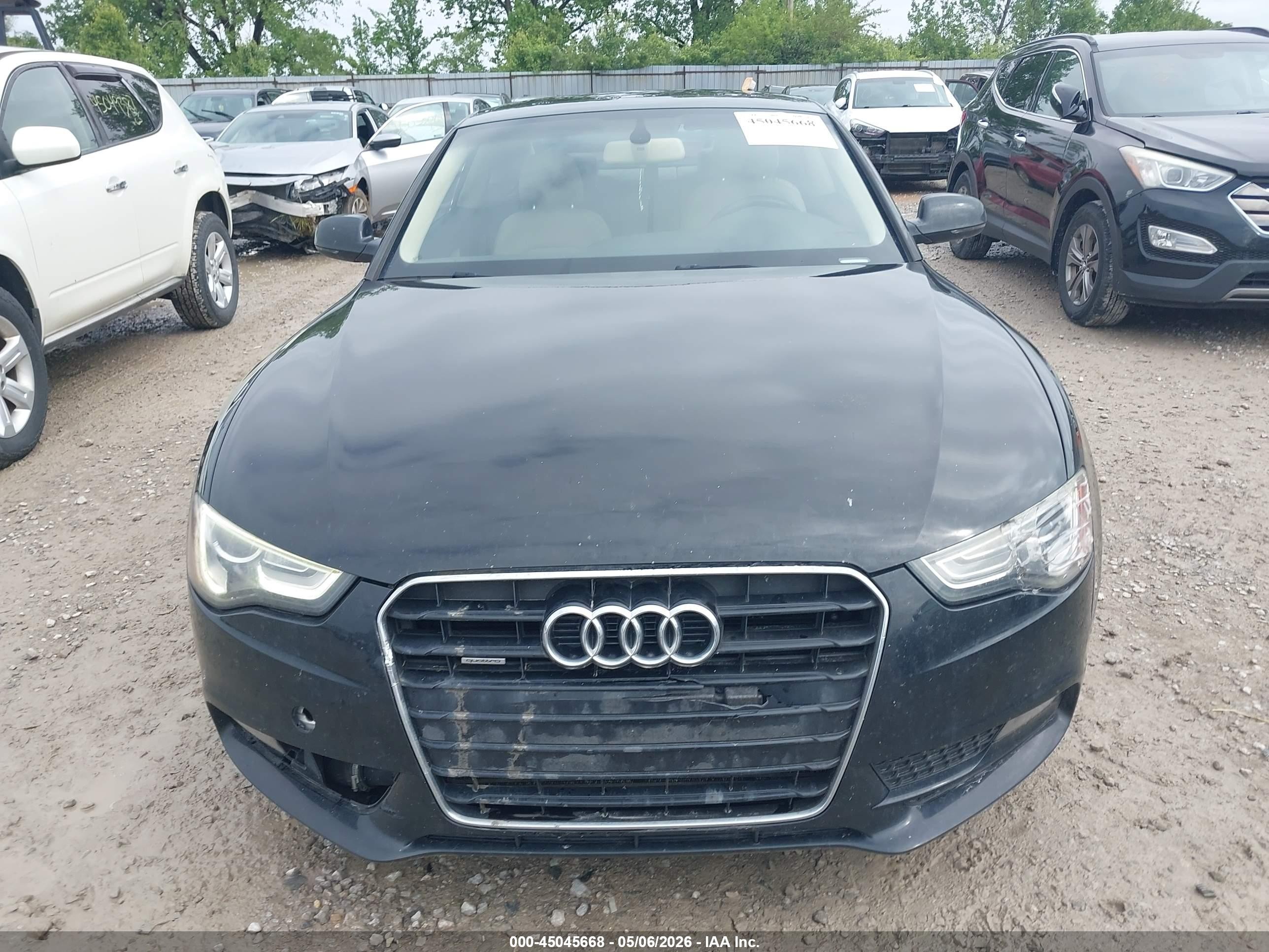 2015 Audi A5 2.0t Premium Black vin: WAUCFAFR9FA033103