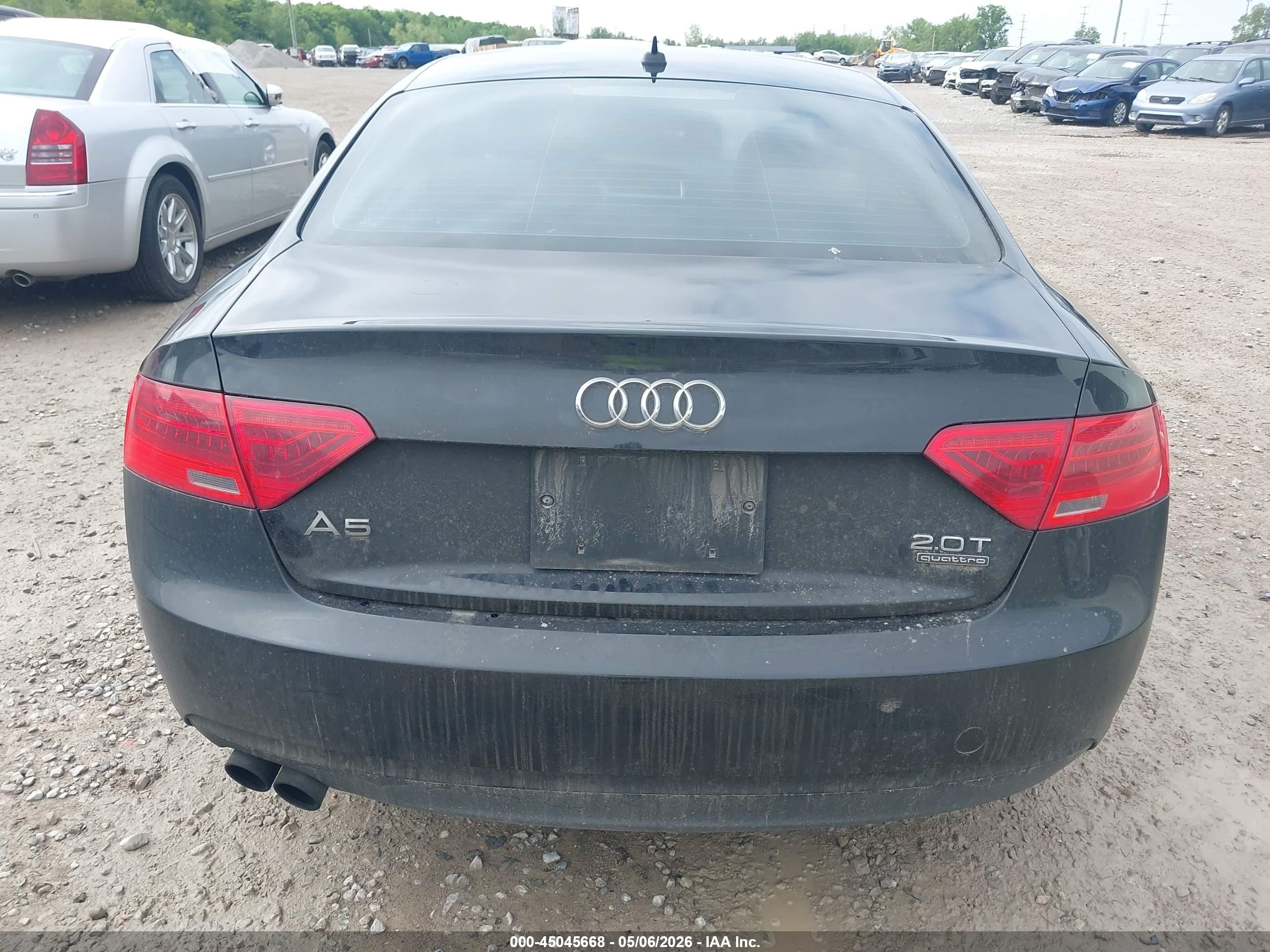 2015 Audi A5 2.0t Premium Black vin: WAUCFAFR9FA033103
