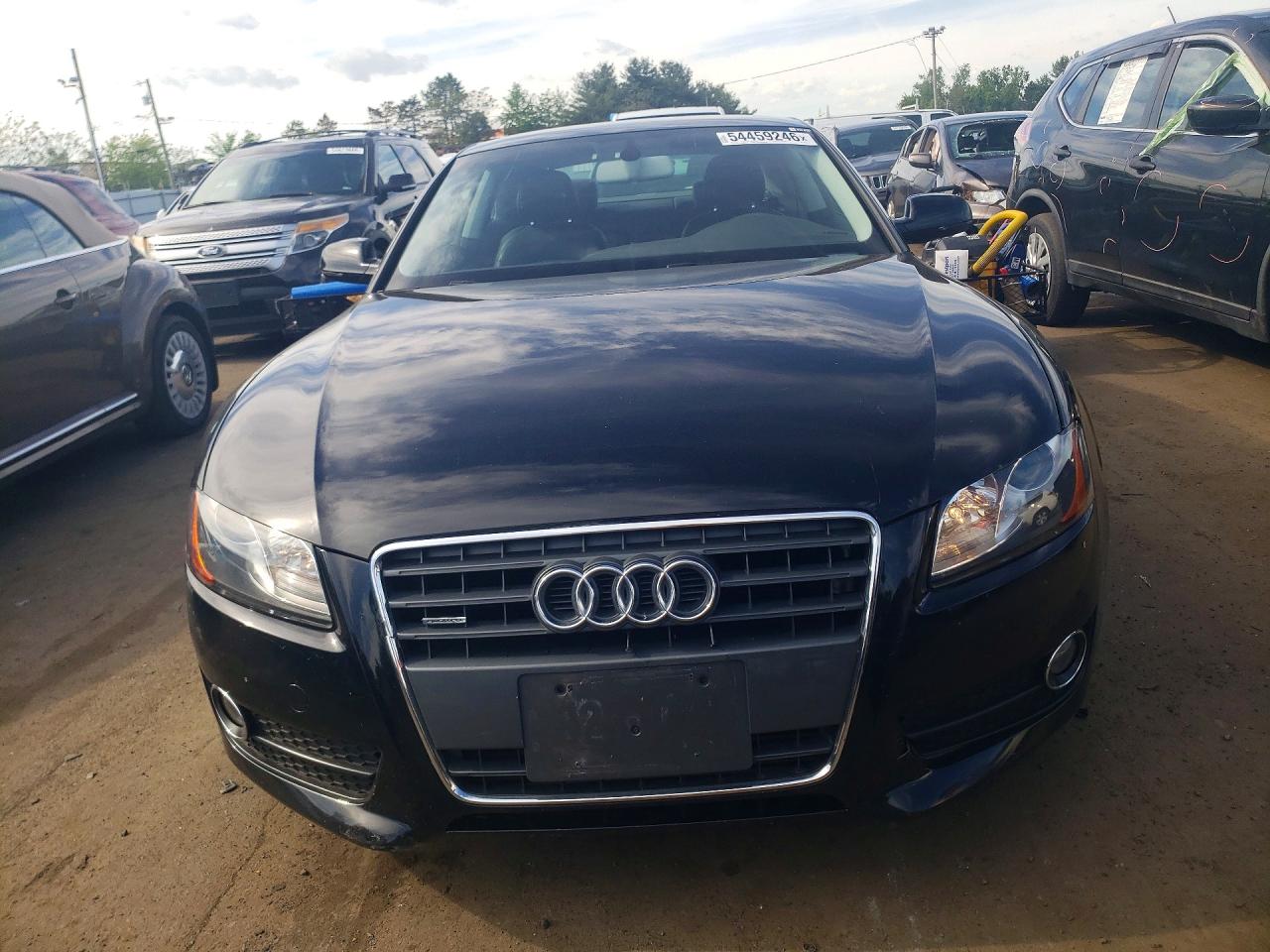 2012 Audi A5 Premium Black vin: WAUCFAFRXCA001594