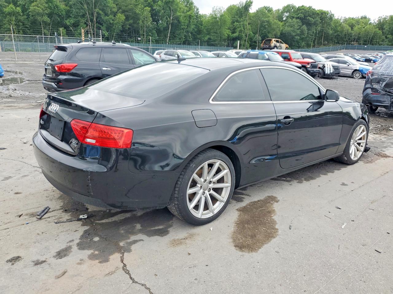 2015 Audi A5 Premium Black vin: WAUCFAFRXFA046541