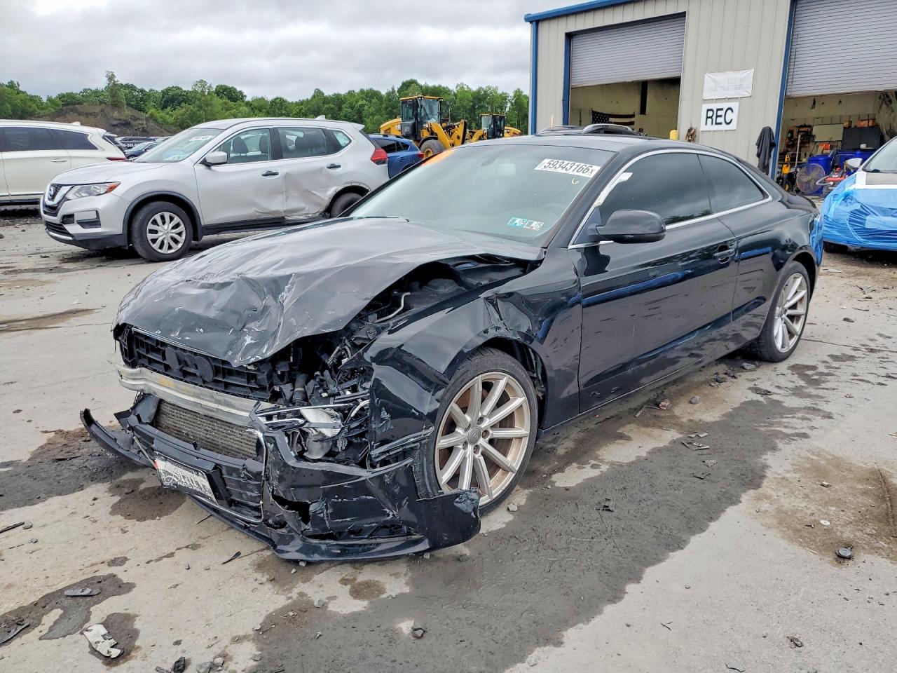 2015 Audi A5 Premium Black vin: WAUCFAFRXFA046541