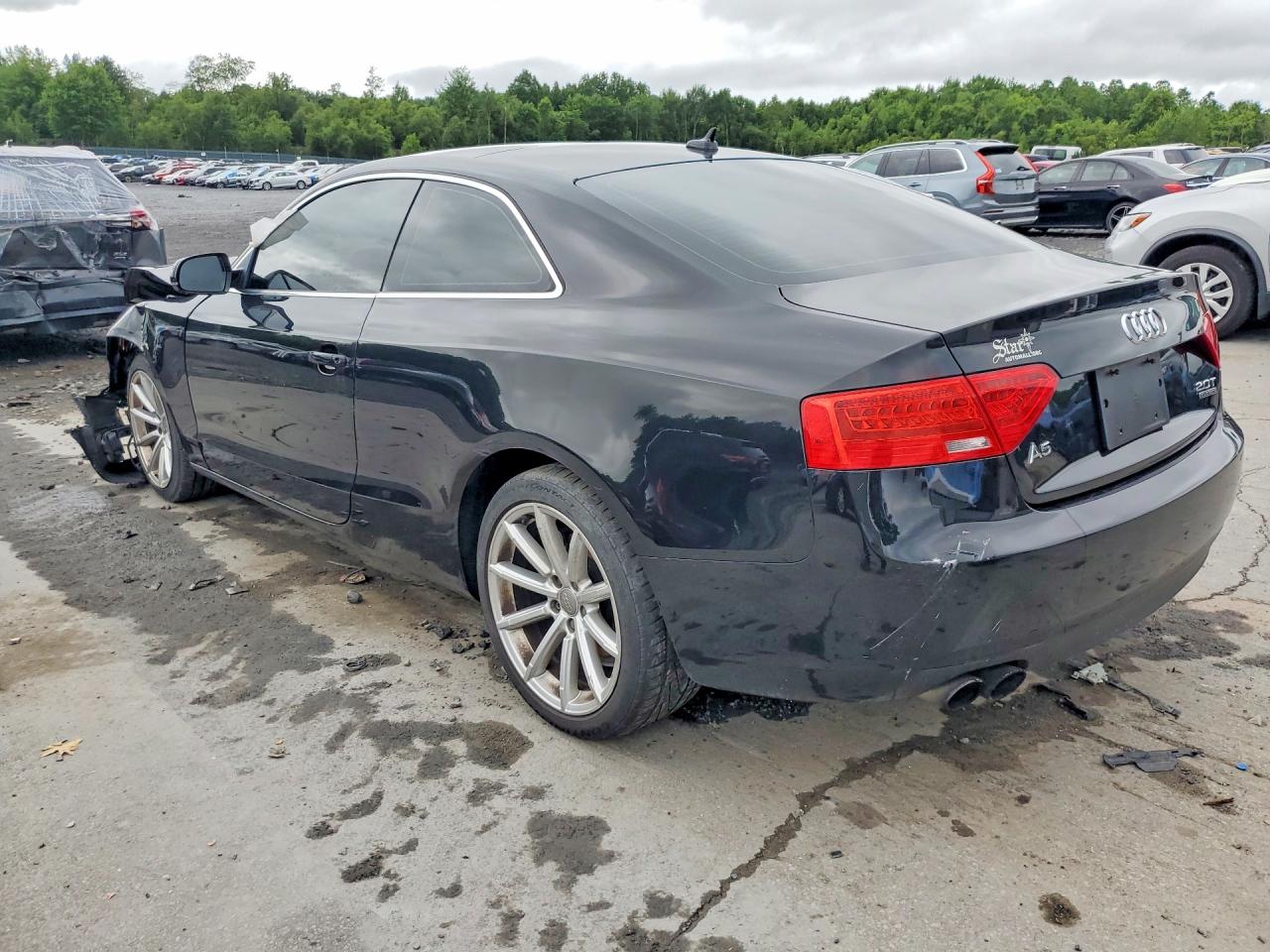 2015 Audi A5 Premium Black vin: WAUCFAFRXFA046541
