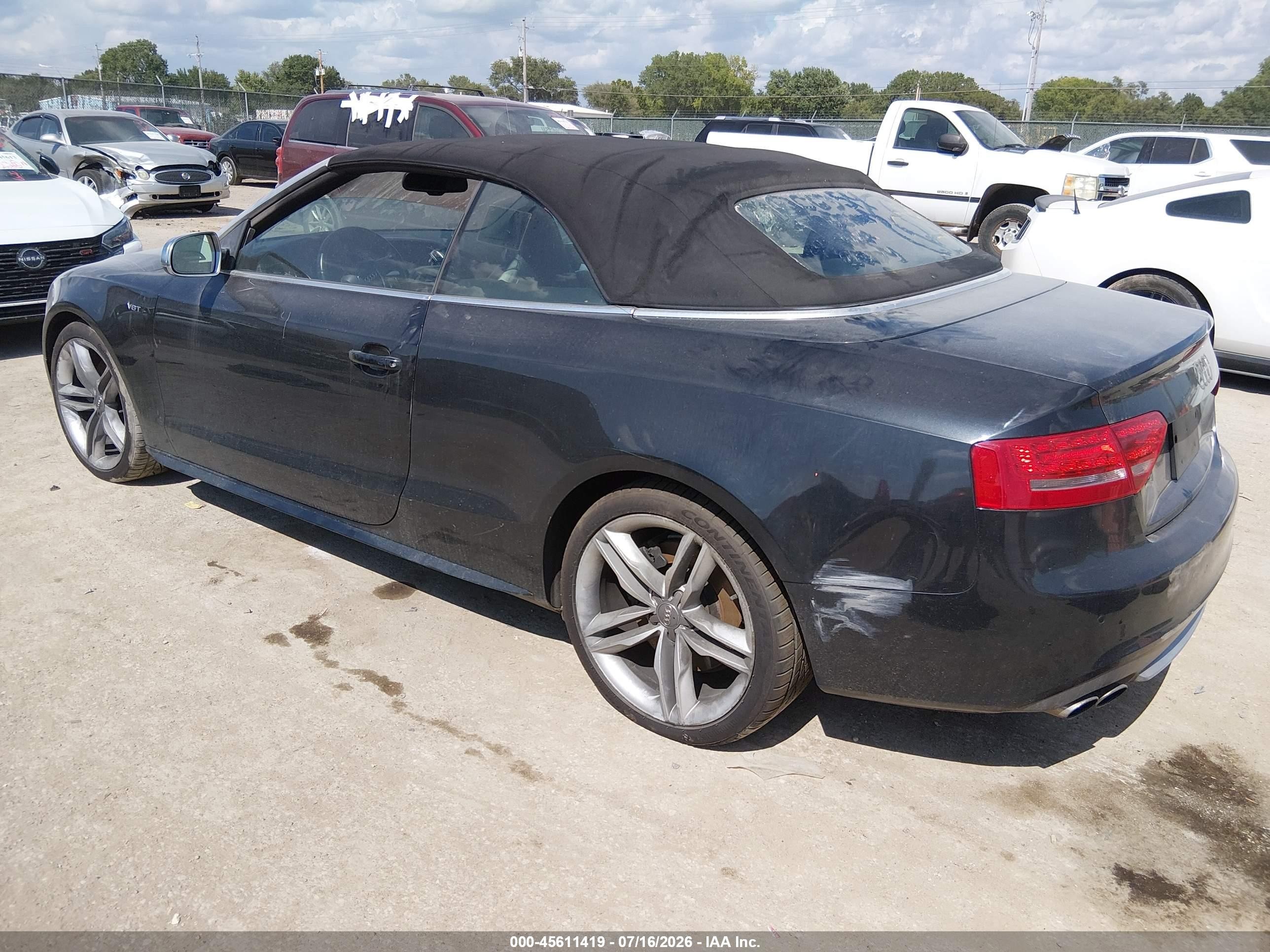 2012 Audi S5 3.0 Premium Plus Серый vin: WAUCGAFH0CN003514